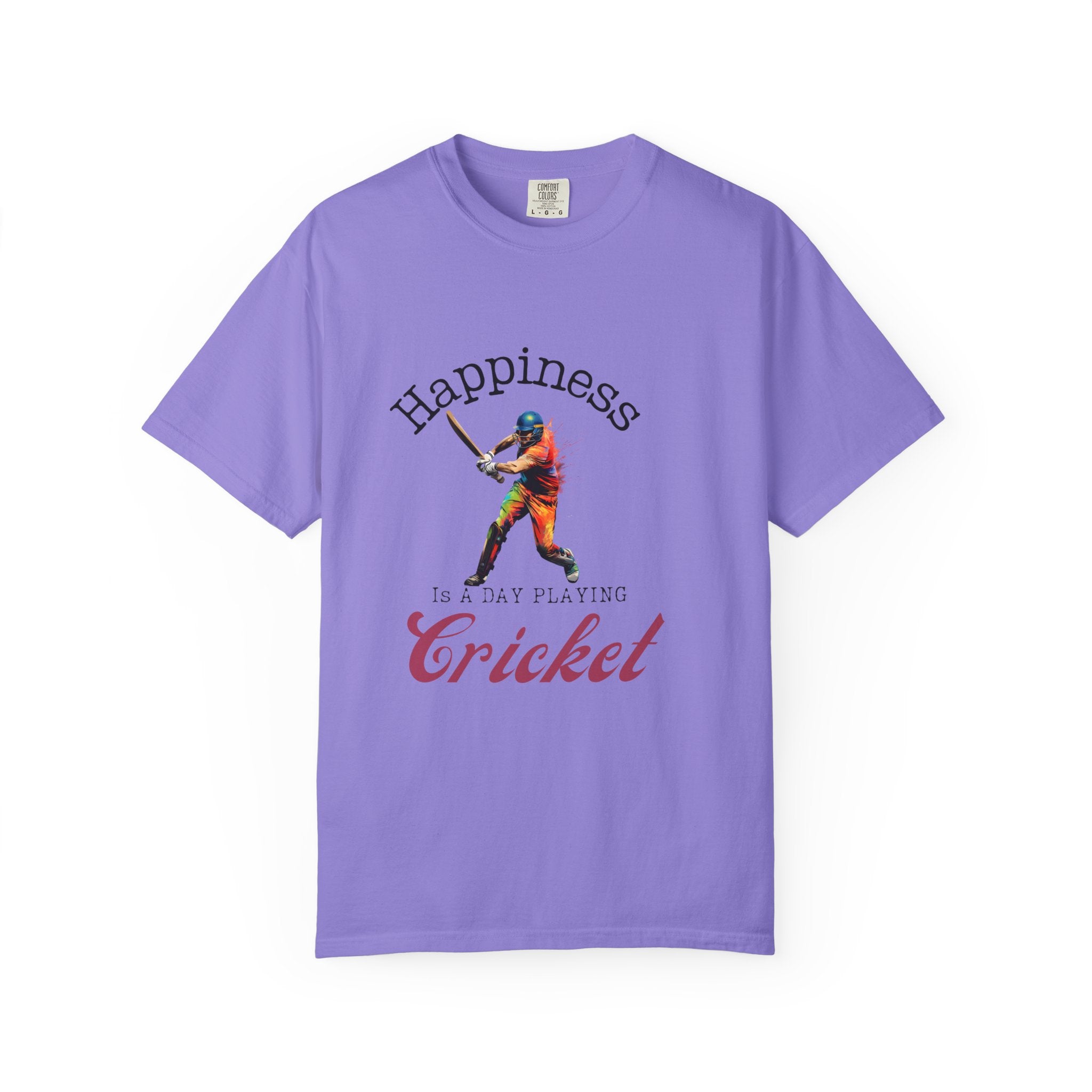 Happiness Is A Day Playing Cricket, unique desi style cricket lover gift tshirt, IPL/T20 world cup tees Unisex T-shirt