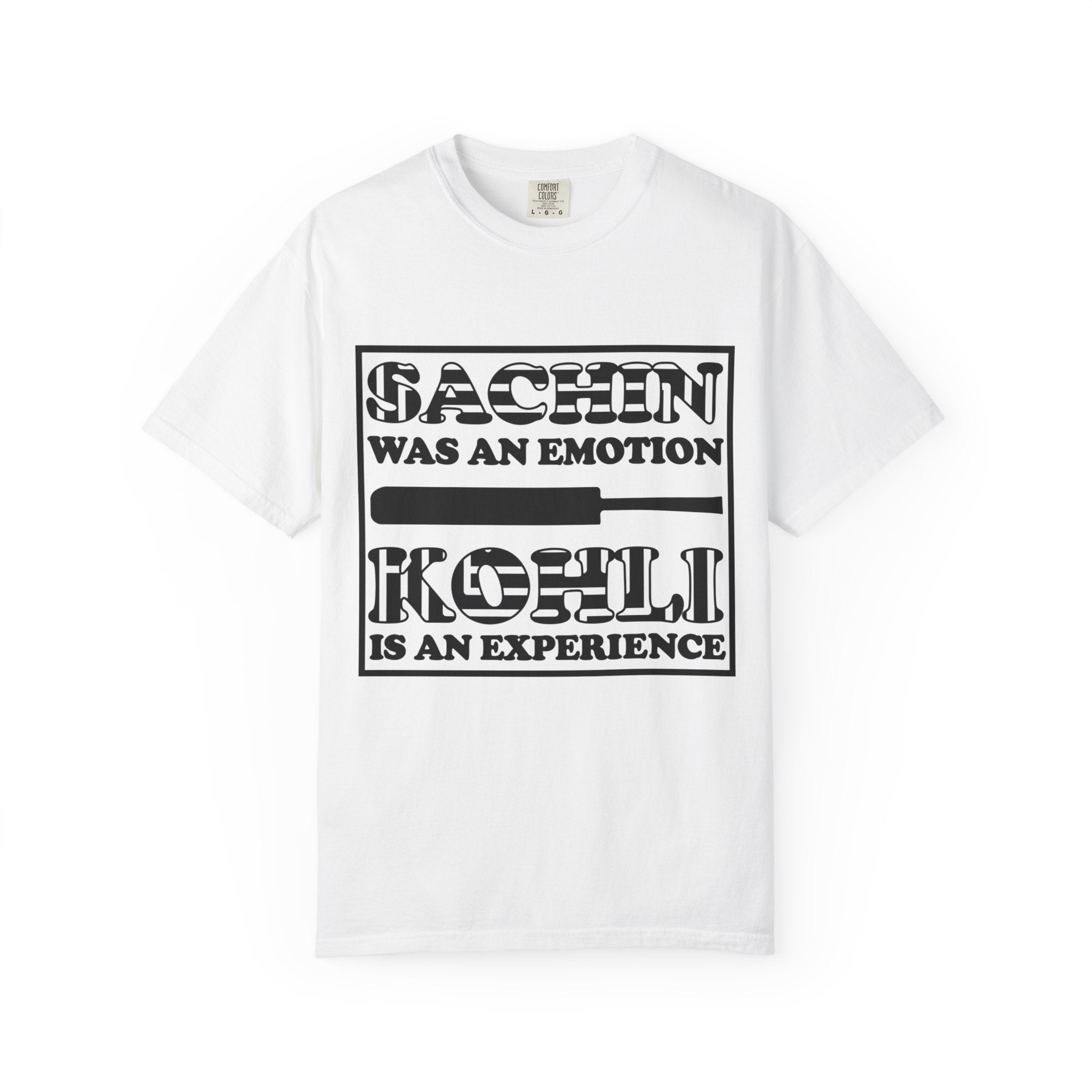 Sachin Was An Emotion, Kholi Is An Experience, unique Desi funny Cricket lover gift tshirt, IPL/T20 world cup tees Unisex T-shirt