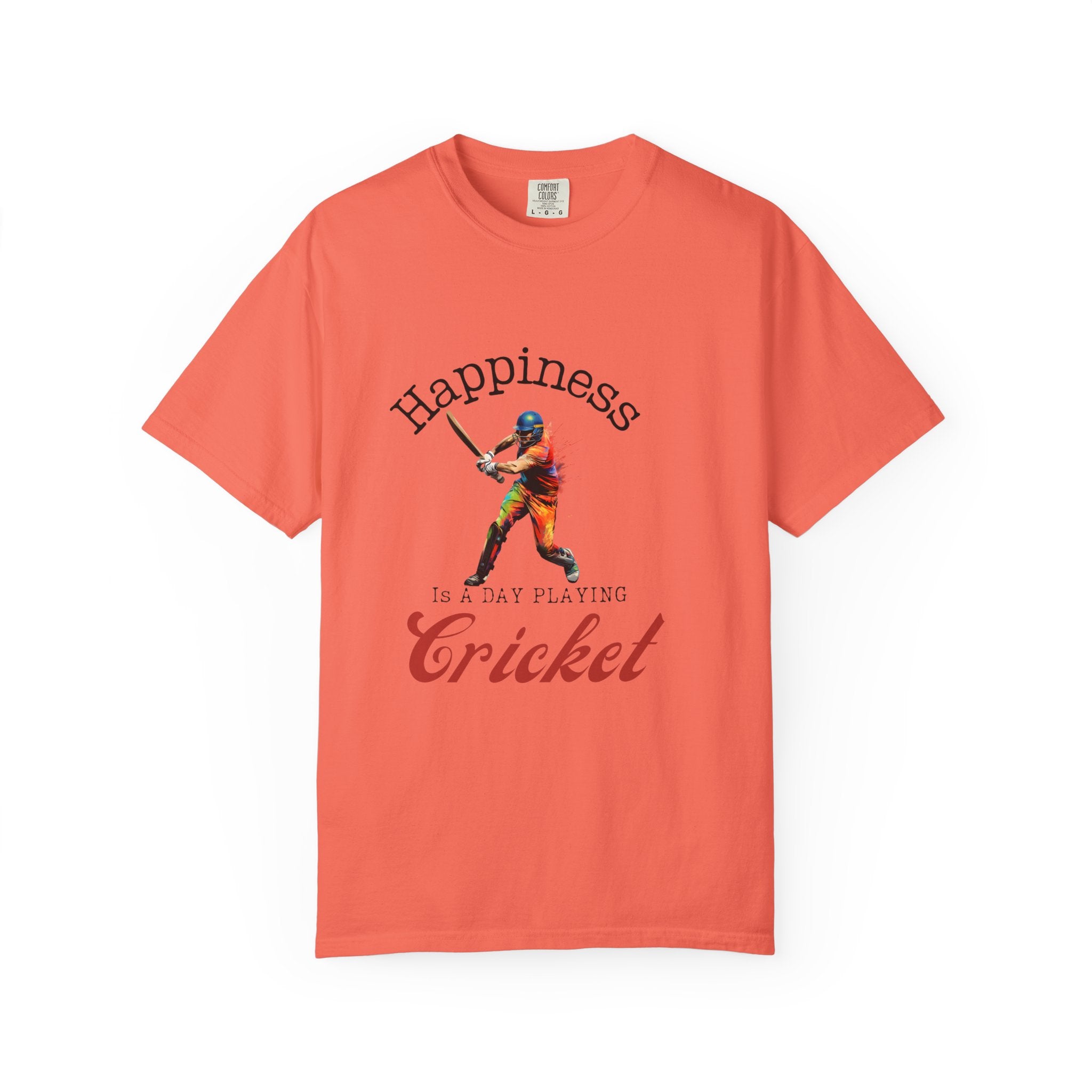 Happiness Is A Day Playing Cricket, unique desi style cricket lover gift tshirt, IPL/T20 world cup tees Unisex T-shirt