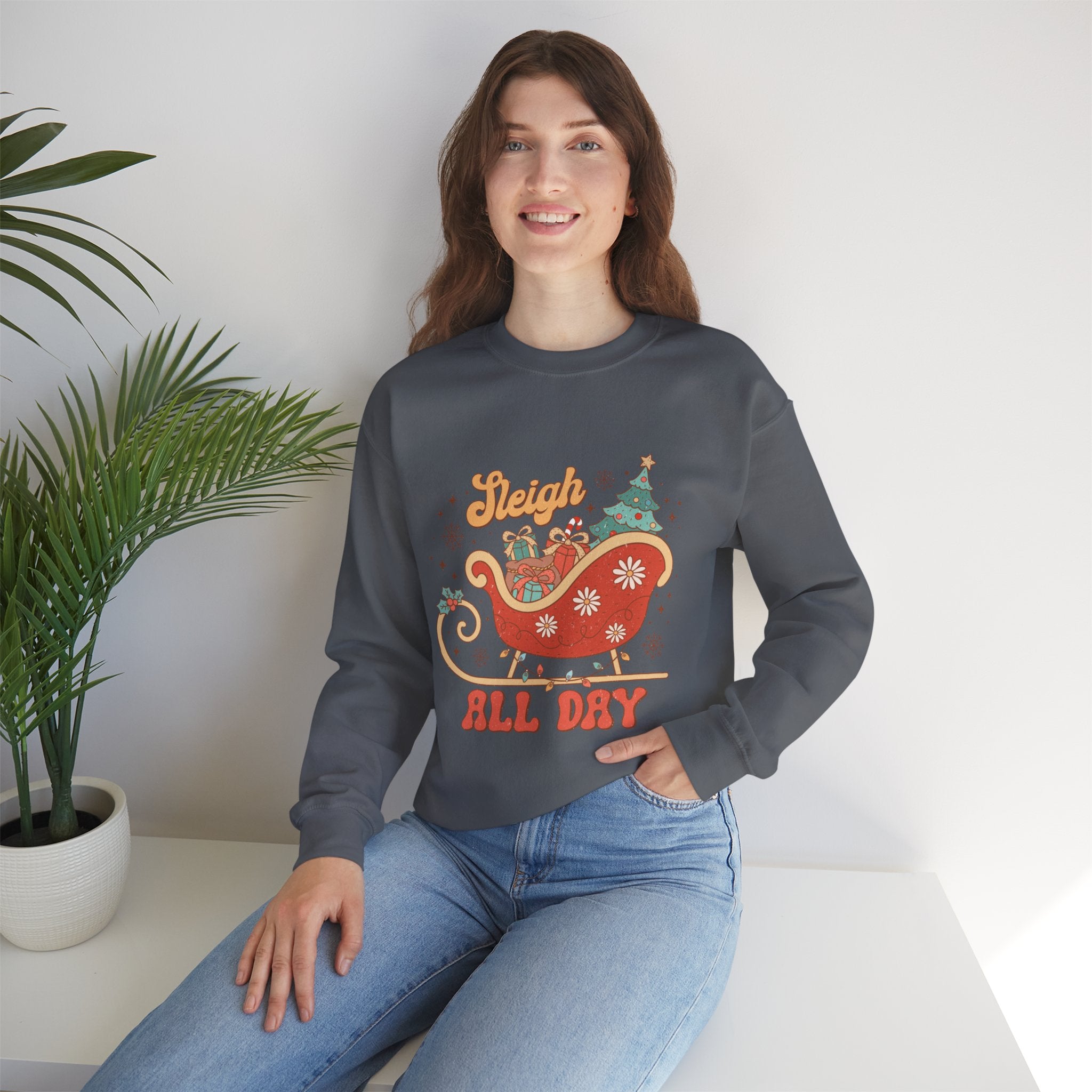 Sleigh All Day Crewneck Sweatshirt