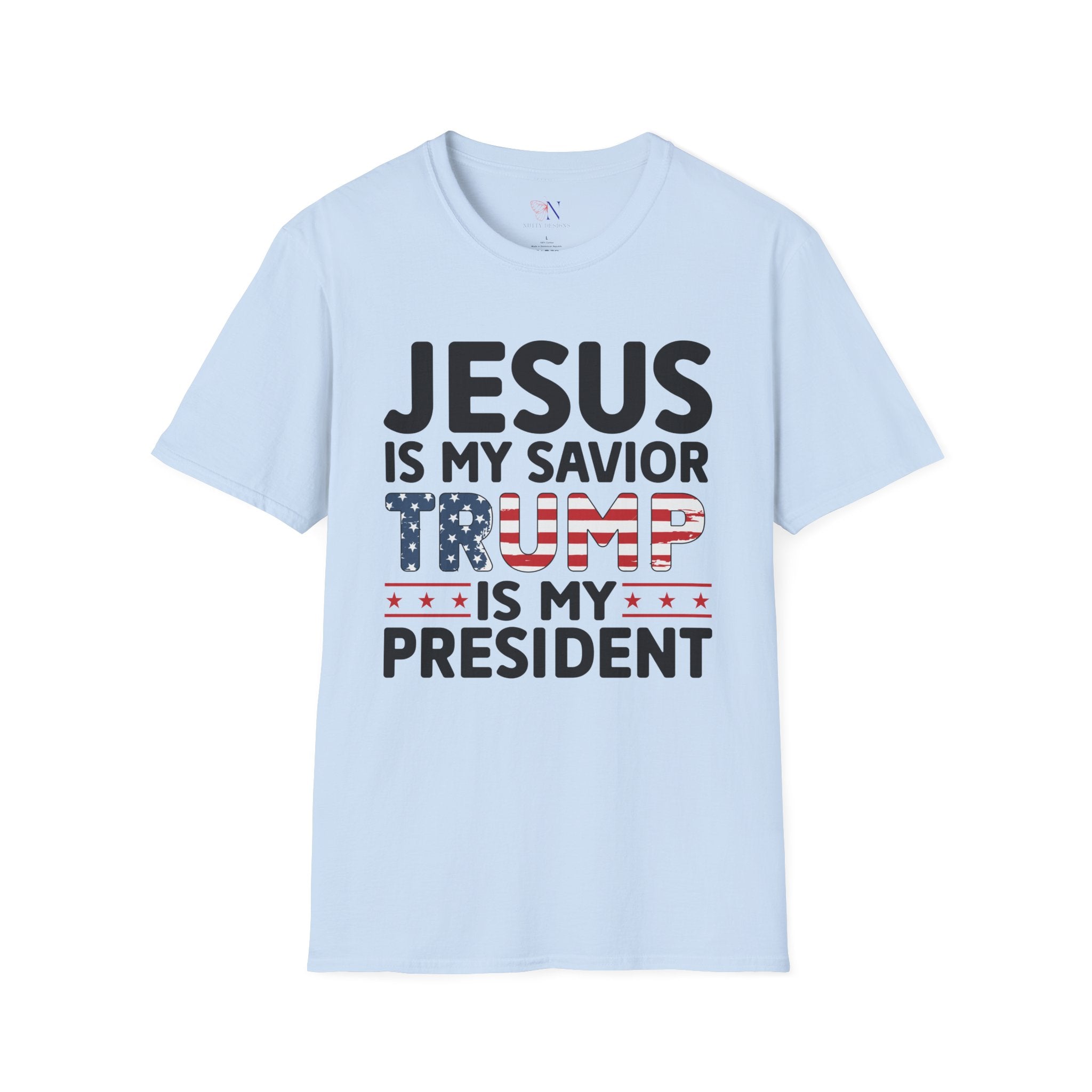 Jesus is my Savior, Trump is my President Shirt, Trump 2024 Tee, Presidential Election Republican Shirt, Trump Train 2024, Unisex T-Shirt