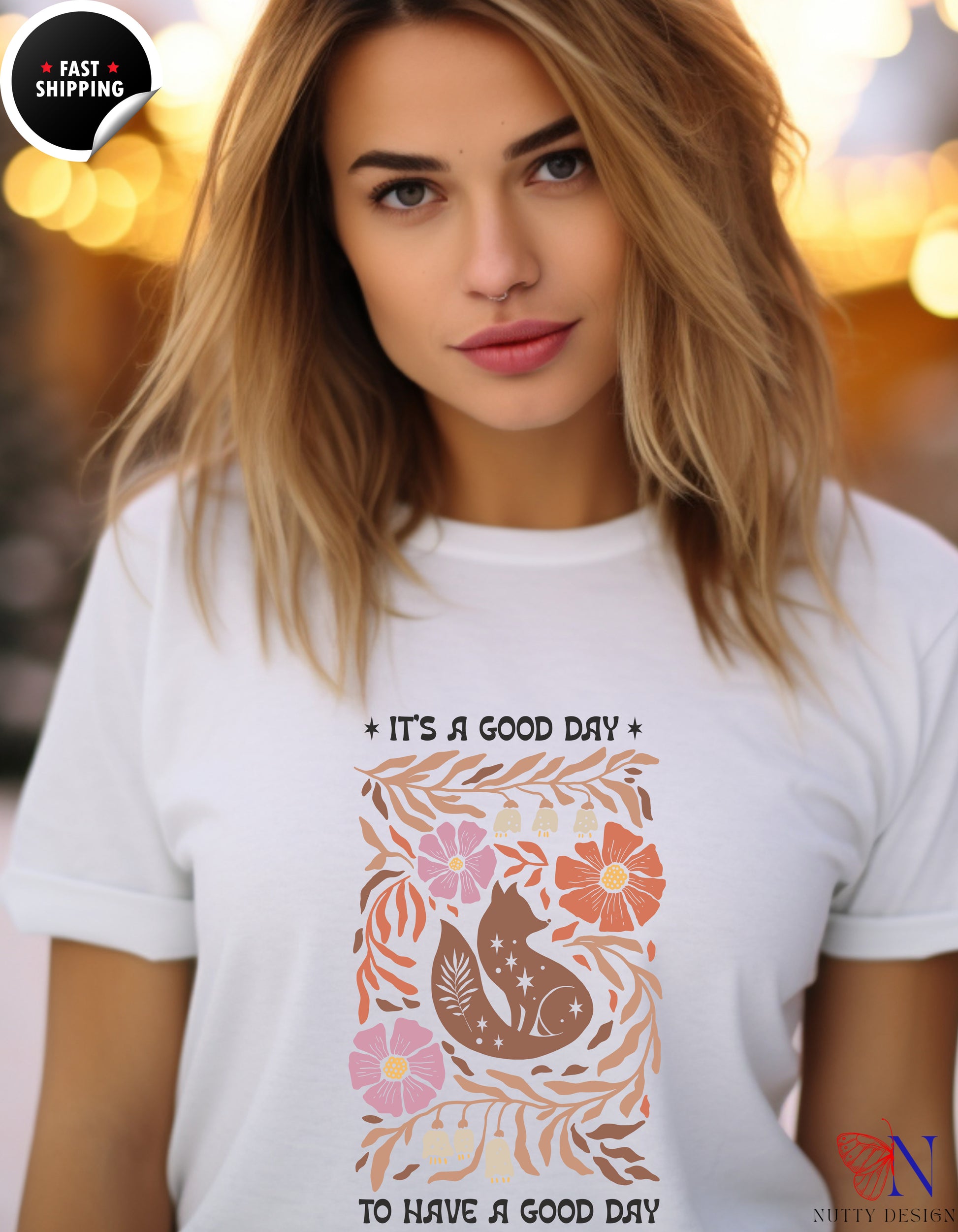 It's a good day to have a good day, Trendy Aesthetic Shirt, Cute T-Shirt Product Photo | Nutty Designs