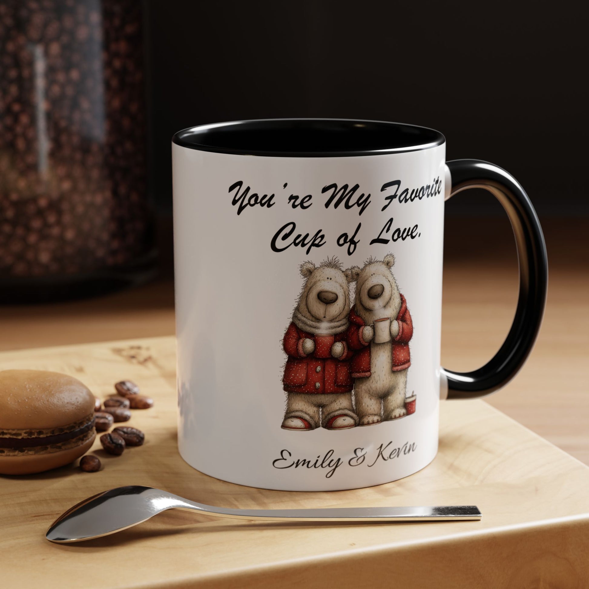 You Are My Favorite Cup of Love Bear Couple Valentine Mug Lifestyle Mockup | Nutty Designs