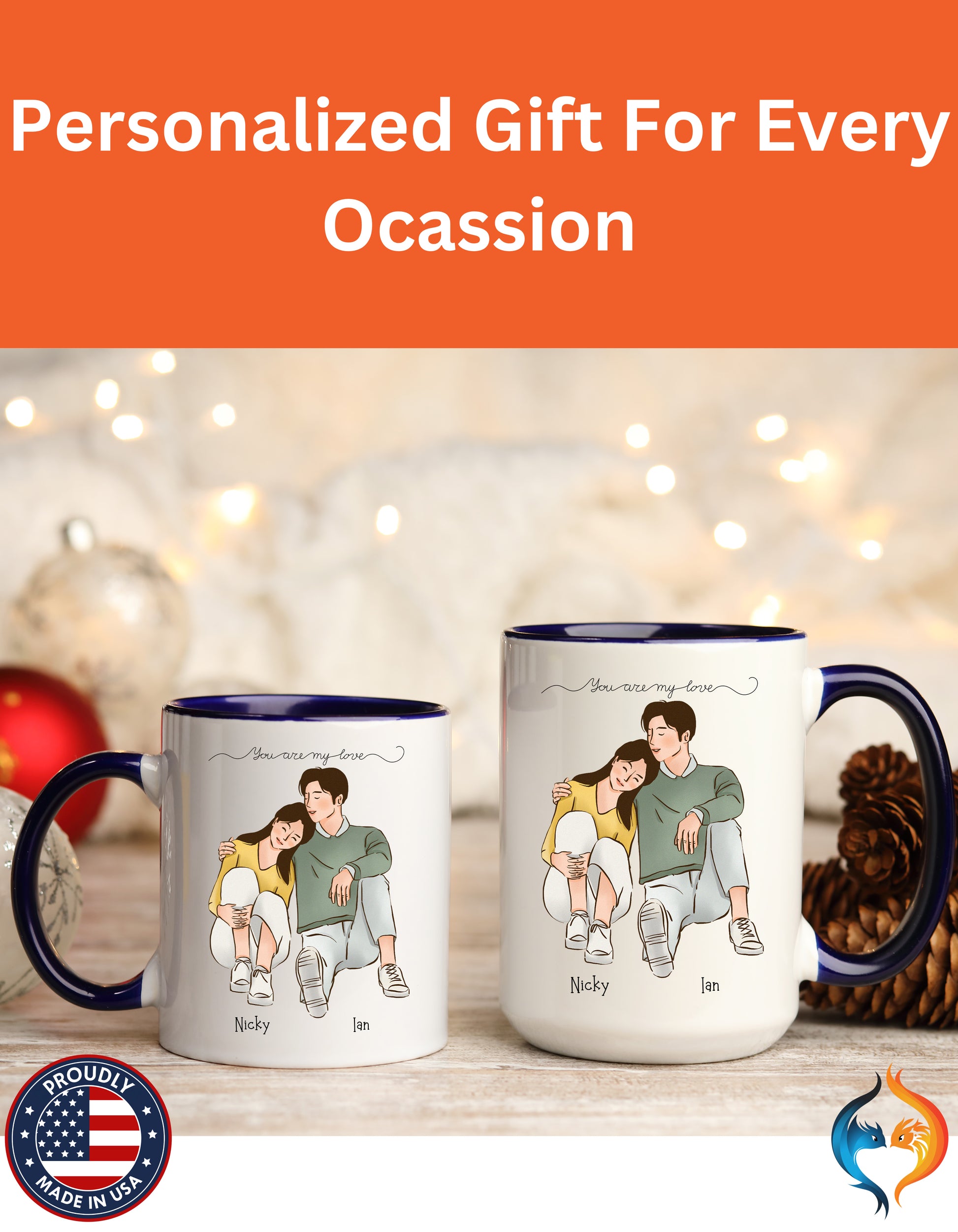 You Are My Love Romantic , Anniversary Mug Product Photo | Nutty Designs