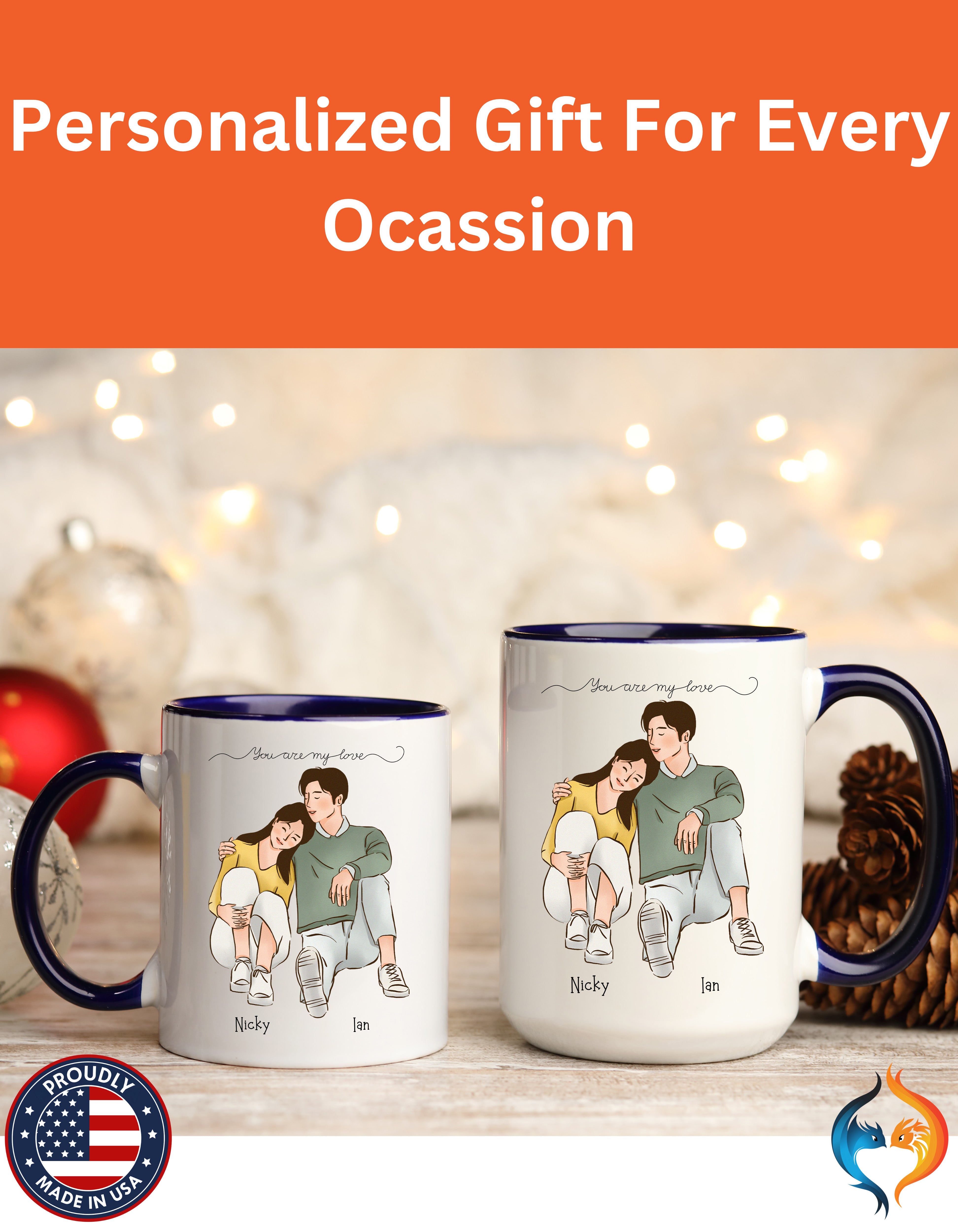 You Are My Love Romantic , Anniversary Mug Product Photo | Nutty Designs