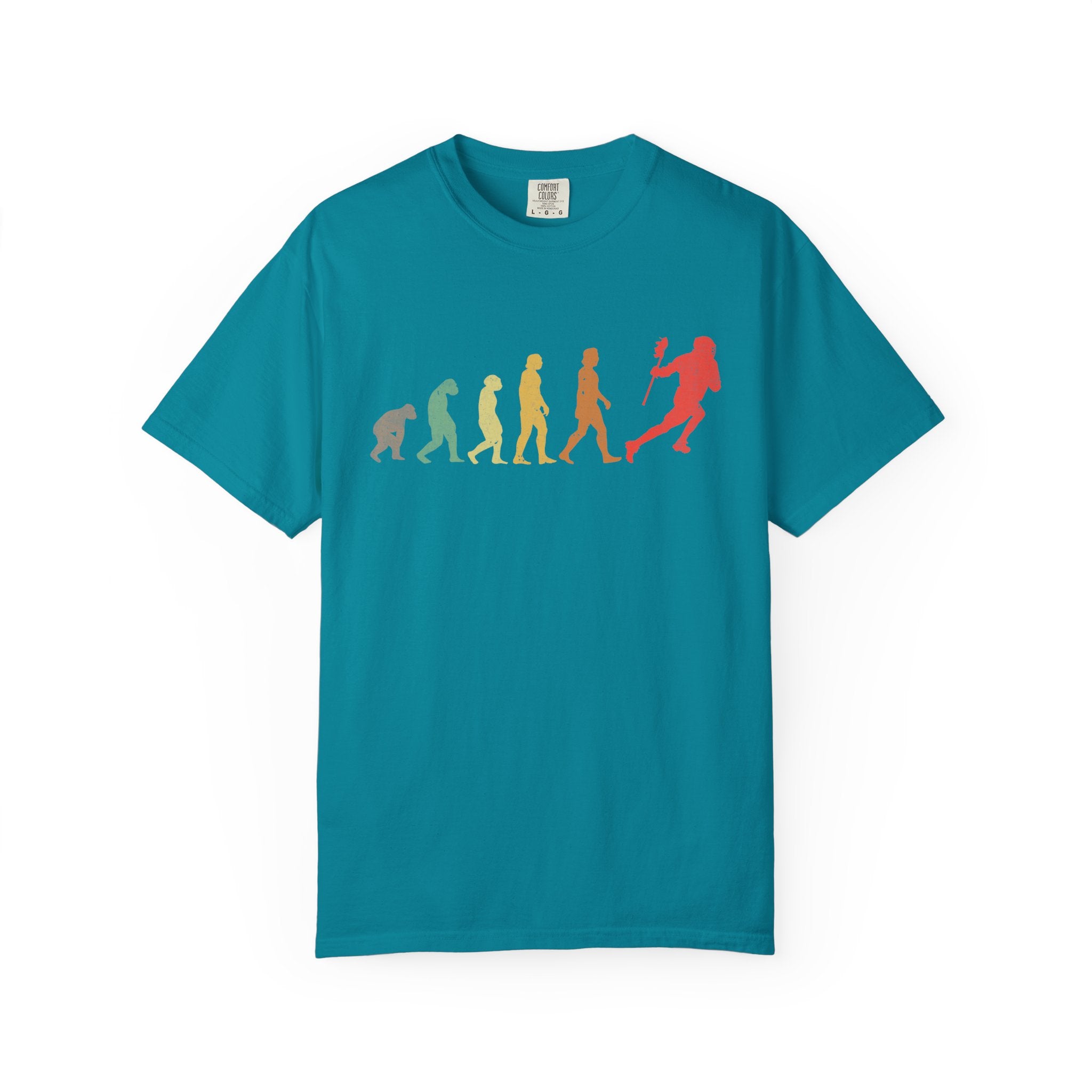 Lacrosse Evolution T-Shirt — "Evolation" Funny Human Evolution Gift
