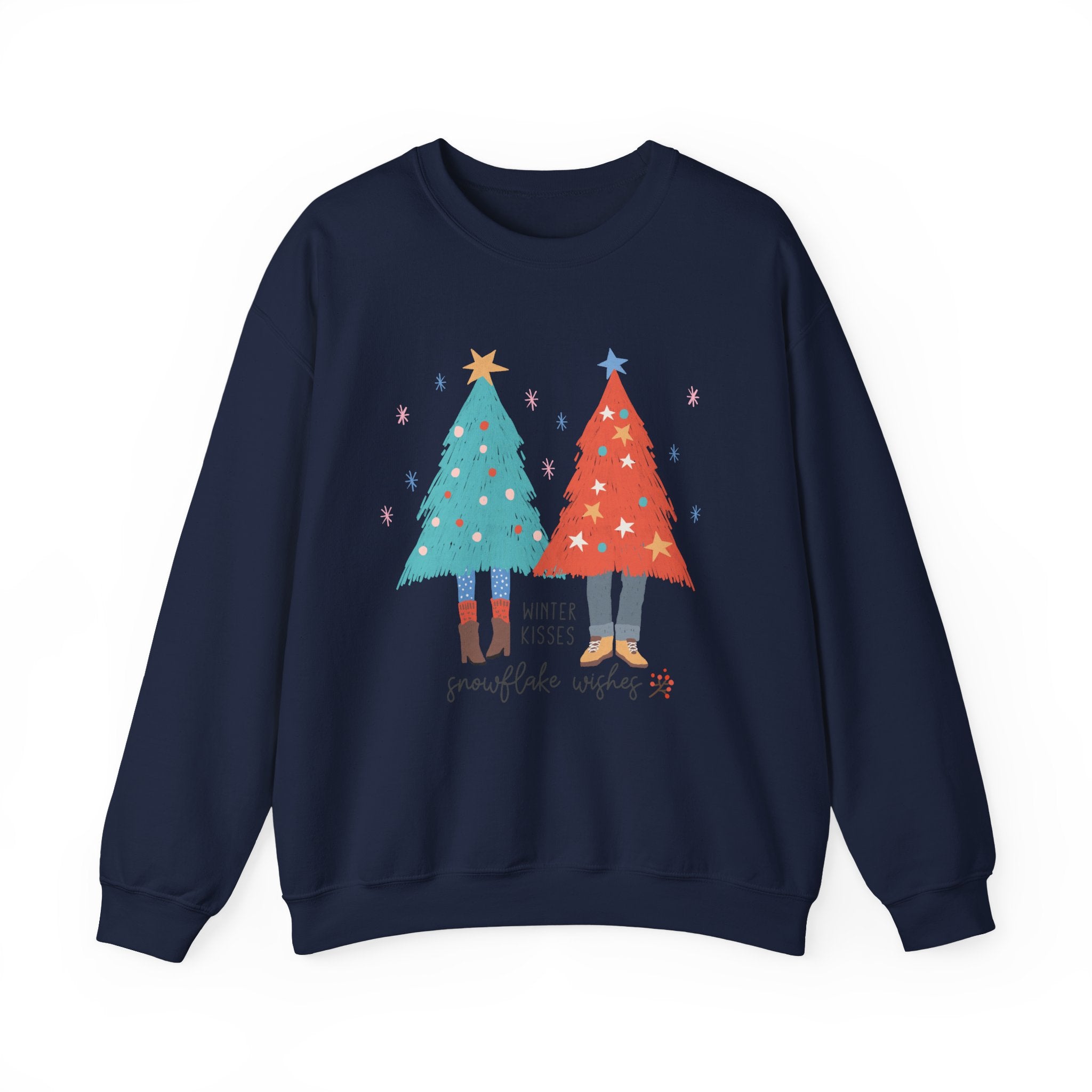 Winter Kisses Snowflake Wishes sweatshirt