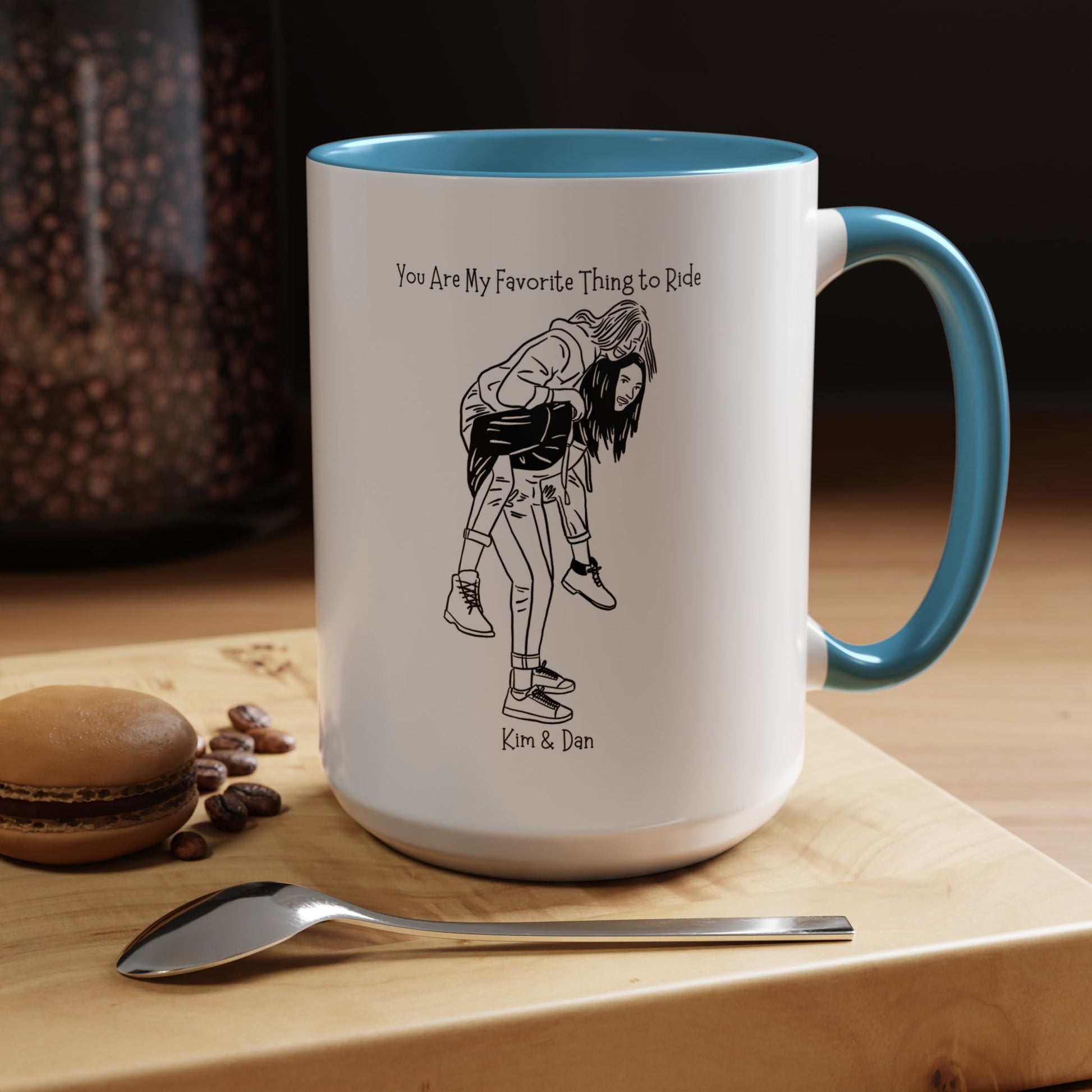 You Are My Favorite Thing To Ride Dirty Valentine Mug Lifestyle Mockup | Nutty Designs