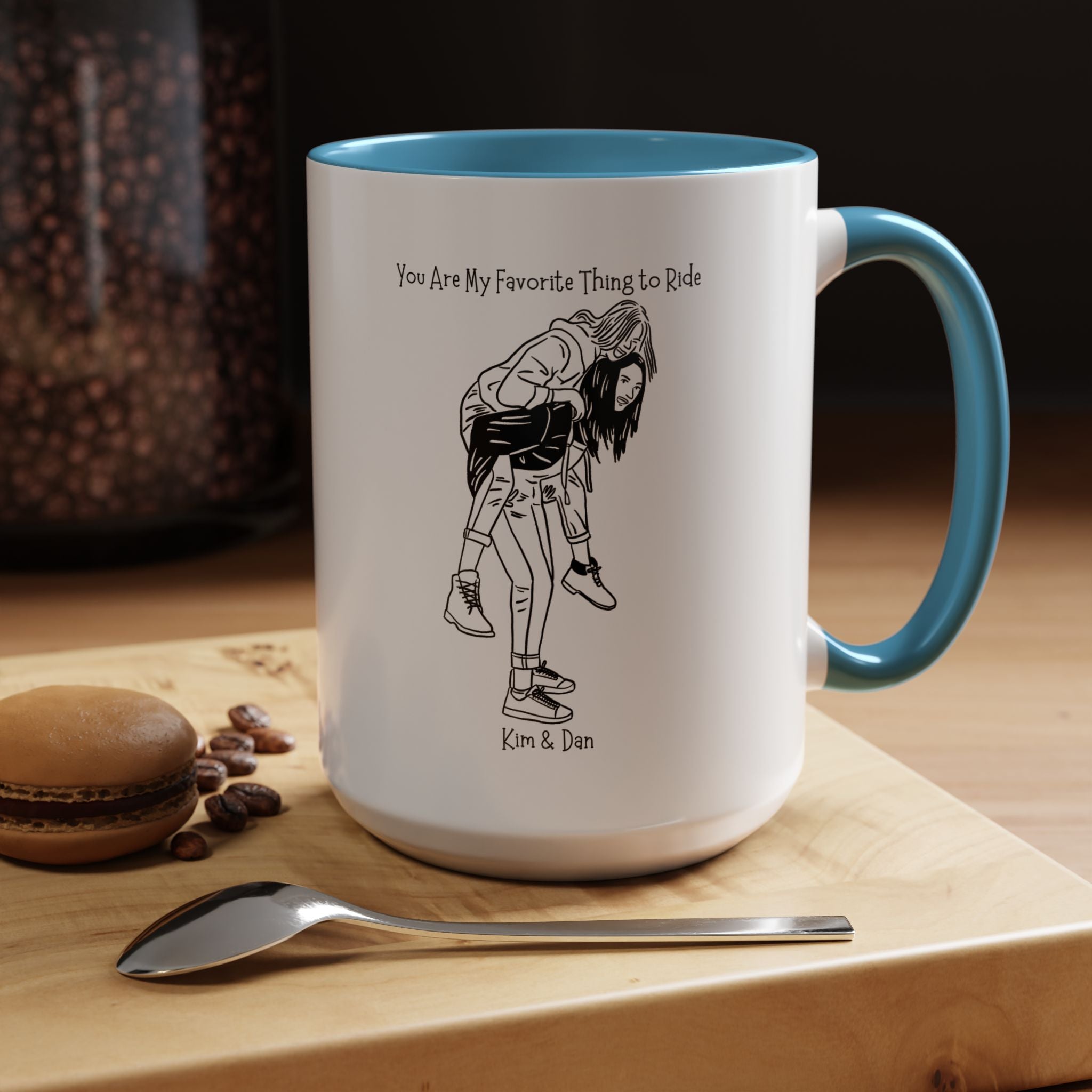 You Are My Favorite Thing To Ride Dirty Valentine Mug Lifestyle Mockup | Nutty Designs
