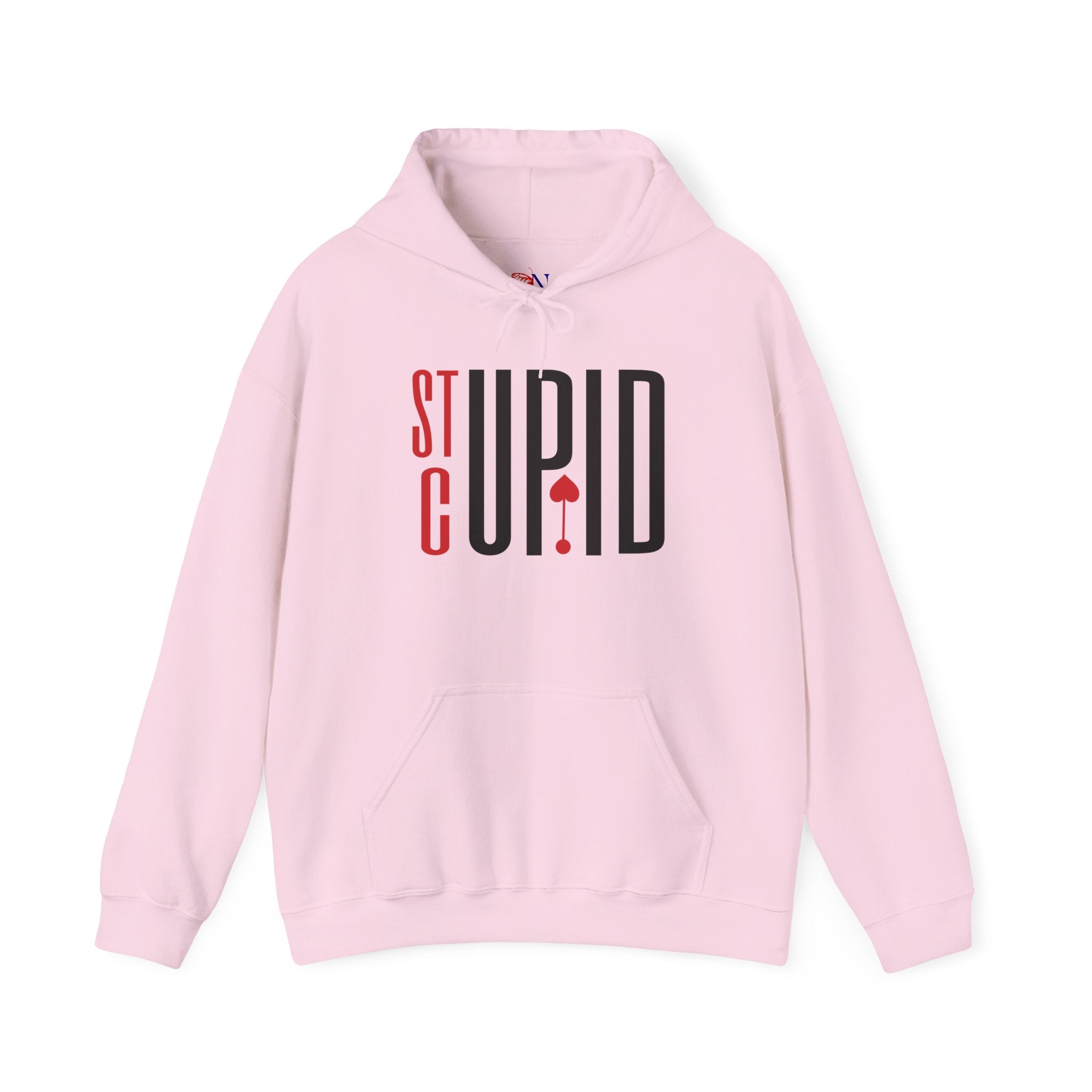 St Cupid Graphic Hoodie — Playful Heart Ace Design