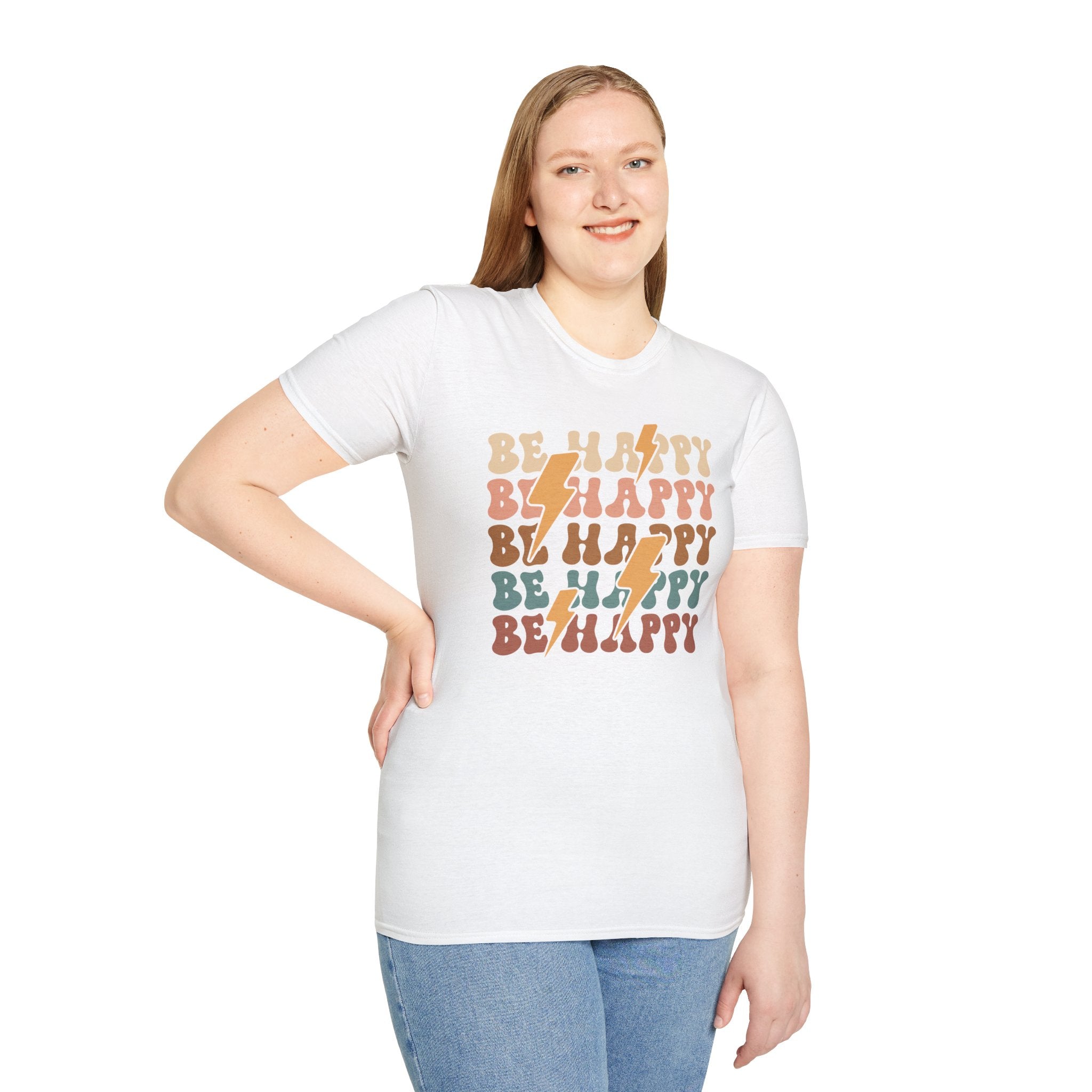 Be Happy, Encouraging T-Shirt, Happy T-Shirt, Positive Sayings Tshirt, Good Vibes Only, Positivity Quotes unisex Shirt