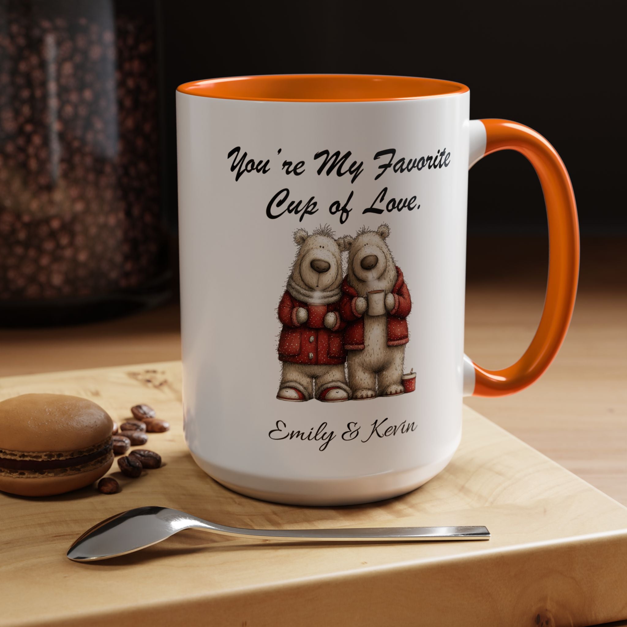 You Are My Favorite Cup of Love Bear Couple Valentine Mug Lifestyle Mockup | Nutty Designs