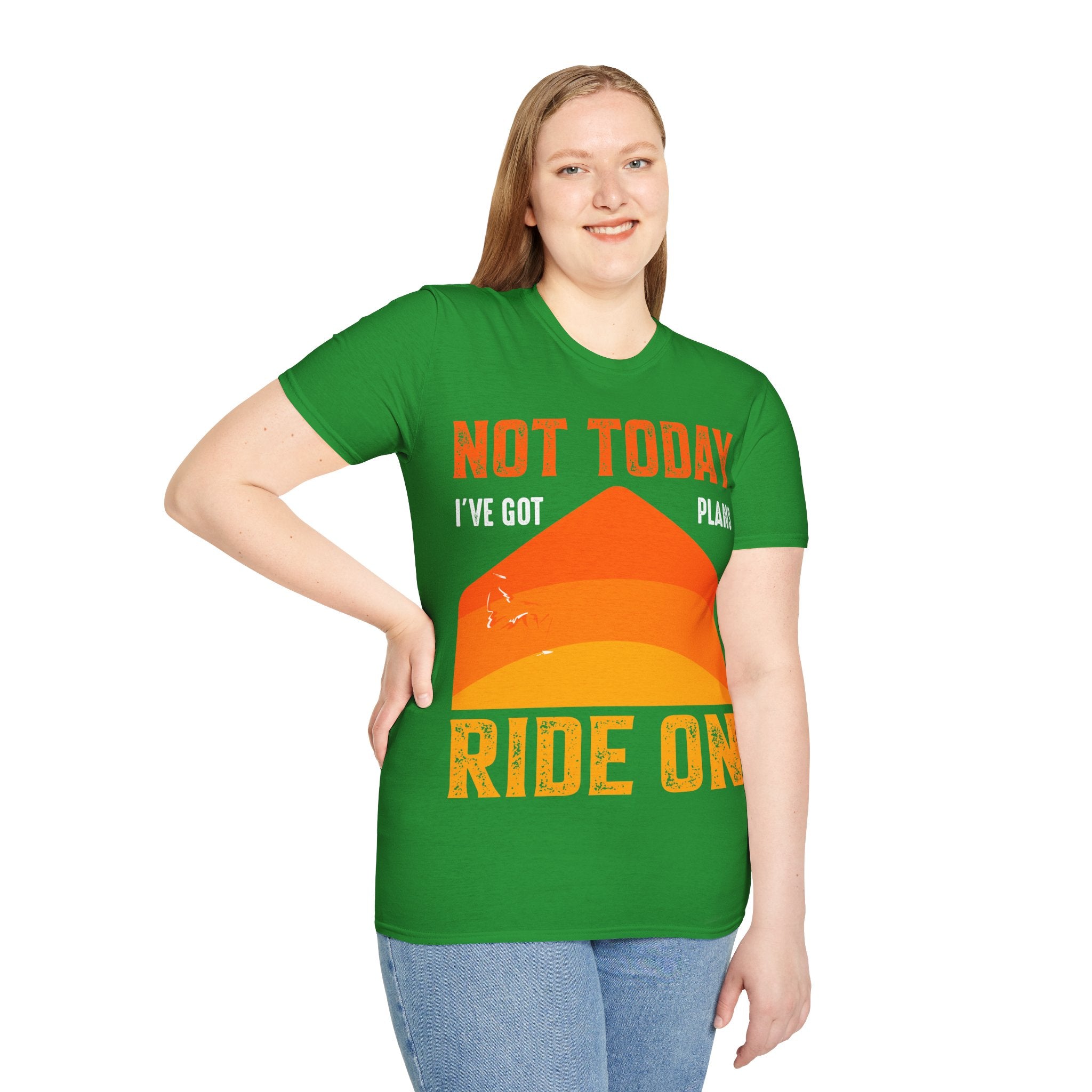 Not Today, I've Got Plans, Ride On, Biking Retro style gift Tshirt, Bikers Tee, Bike Lover Gift, Bicycle Sport, Gift for him Unisex T-shirt