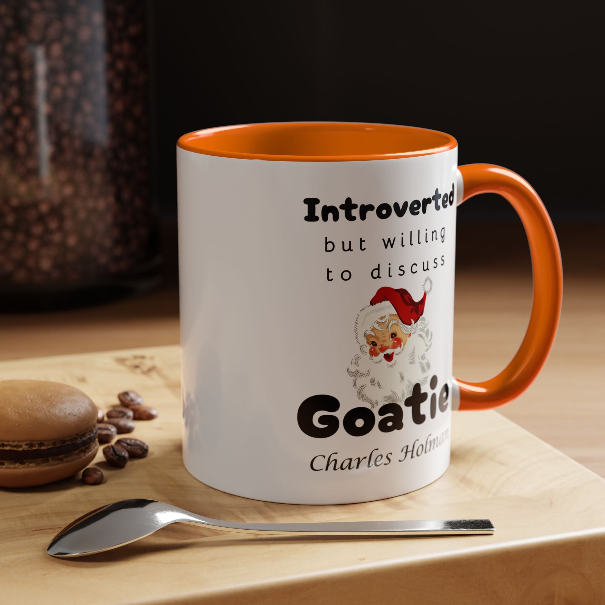 Funny Goatie & Santa Claus Beard Personalized Coffee Mug