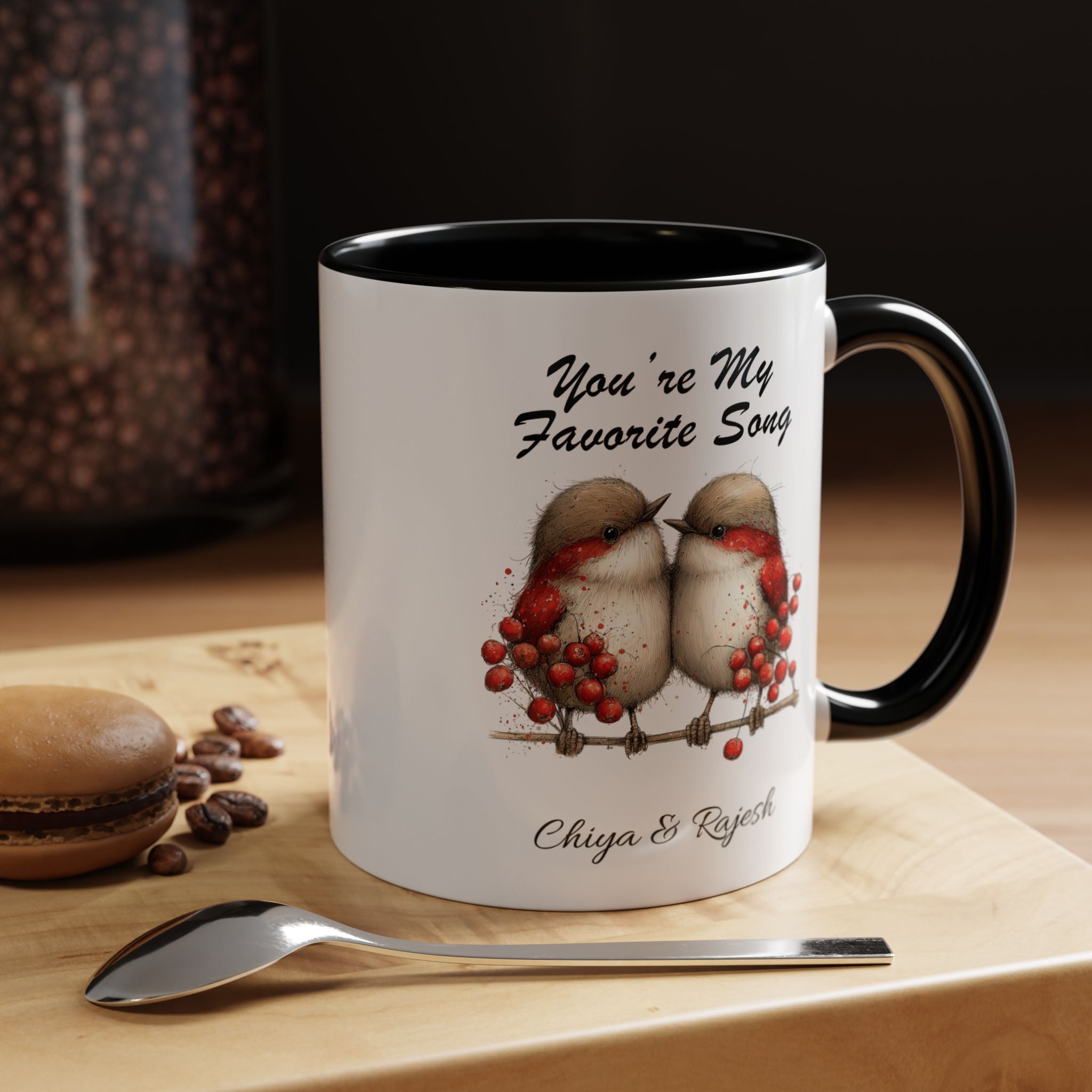 You Are My Favorite Song Robin Couple , Valentine's Day Love Mug Lifestyle Mockup | Nutty Designs