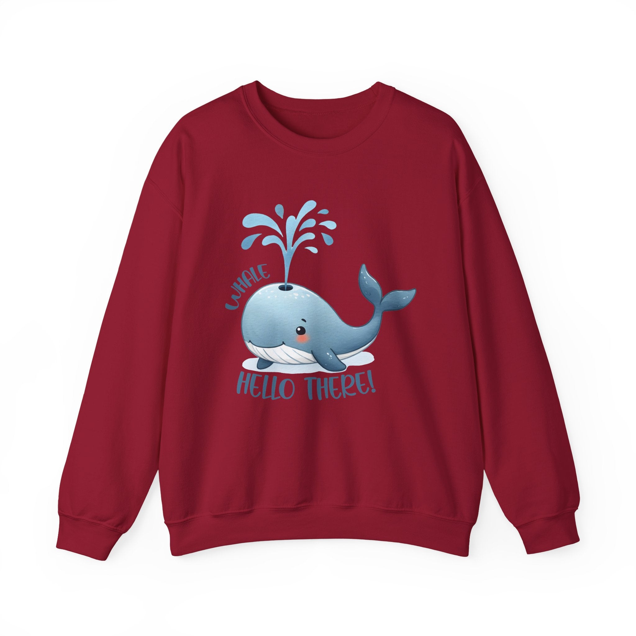 Whale Hello There Sweatshirt - Unisex Crewneck
