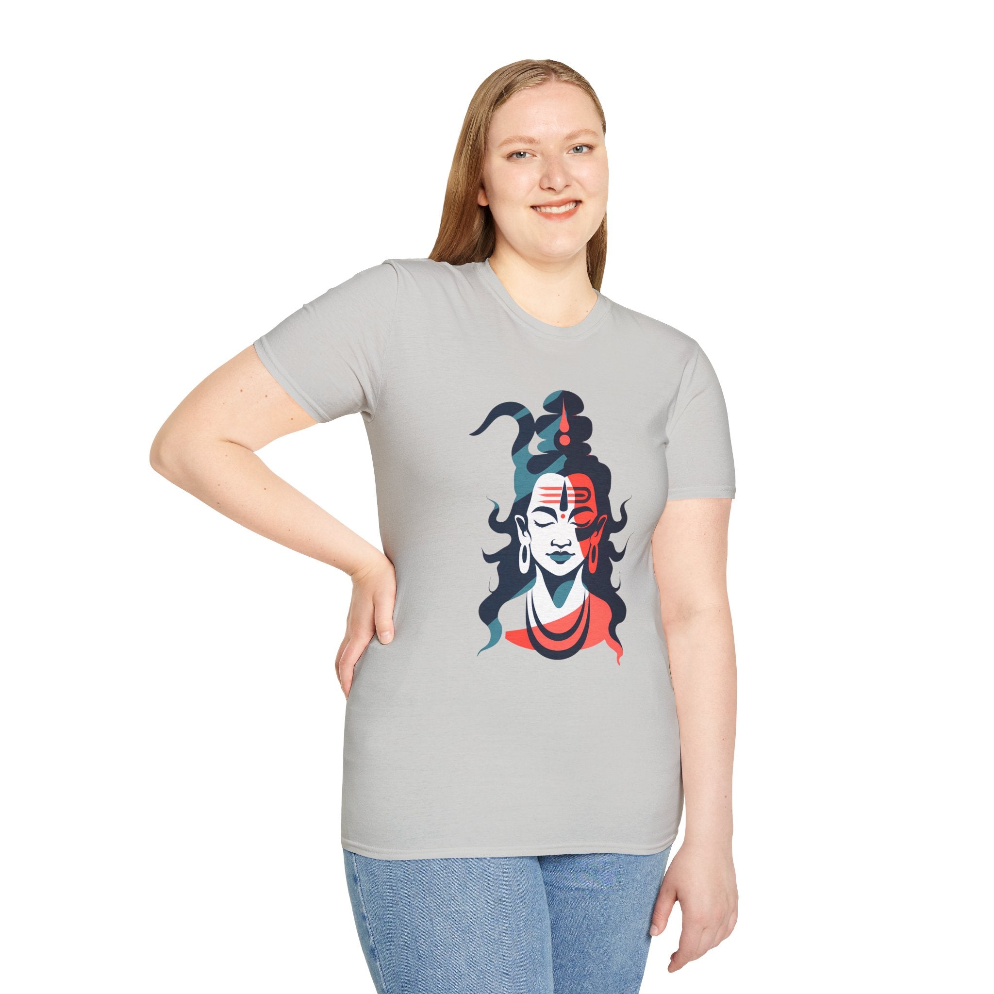 Lord Shiva , Hinduism Religious The Devine God T-Shirt Lifestyle Mockup | Nutty Designs