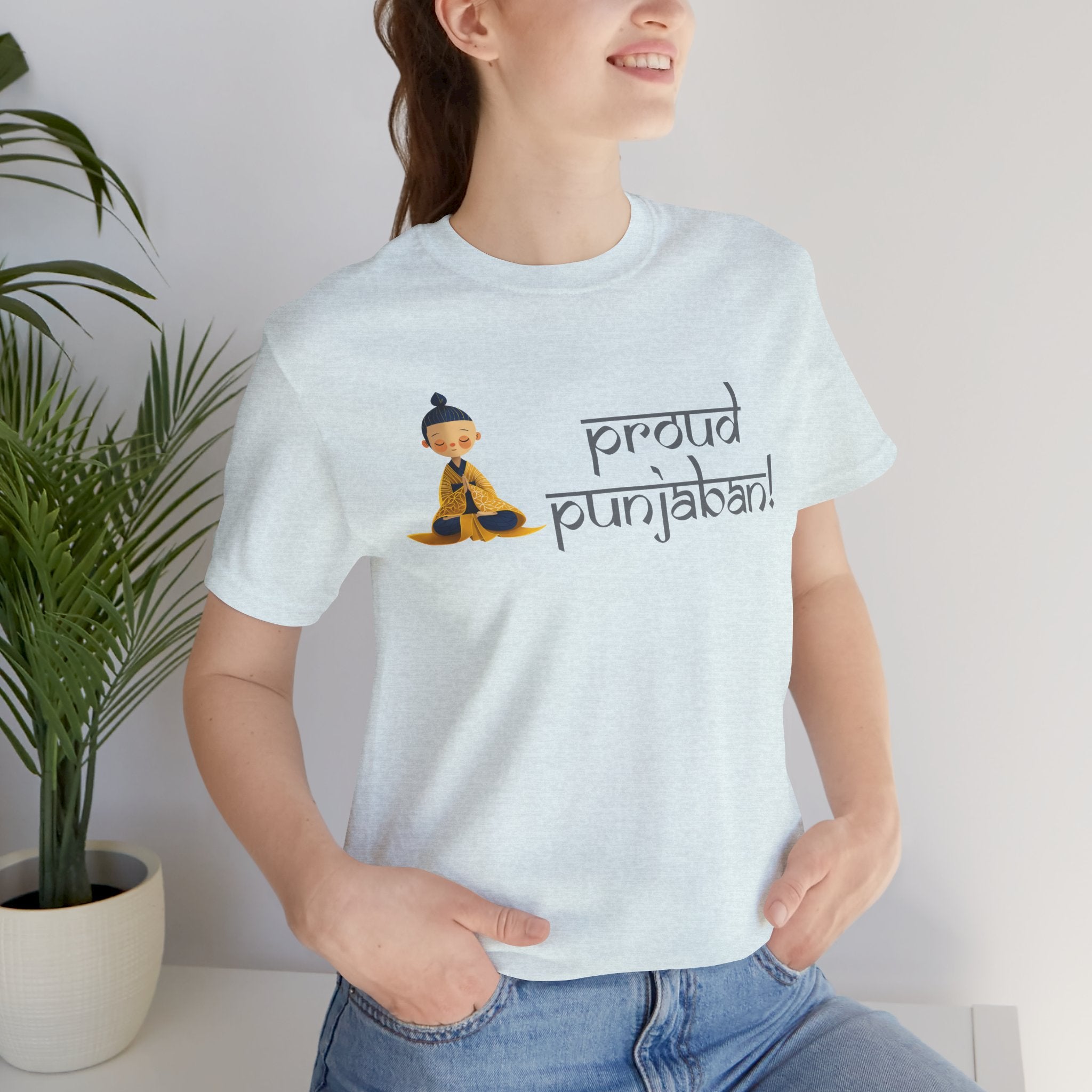 Proud Punjaban Desi Funny Tshirt/T-shirt Unisex Jersey Short Sleeve Tee