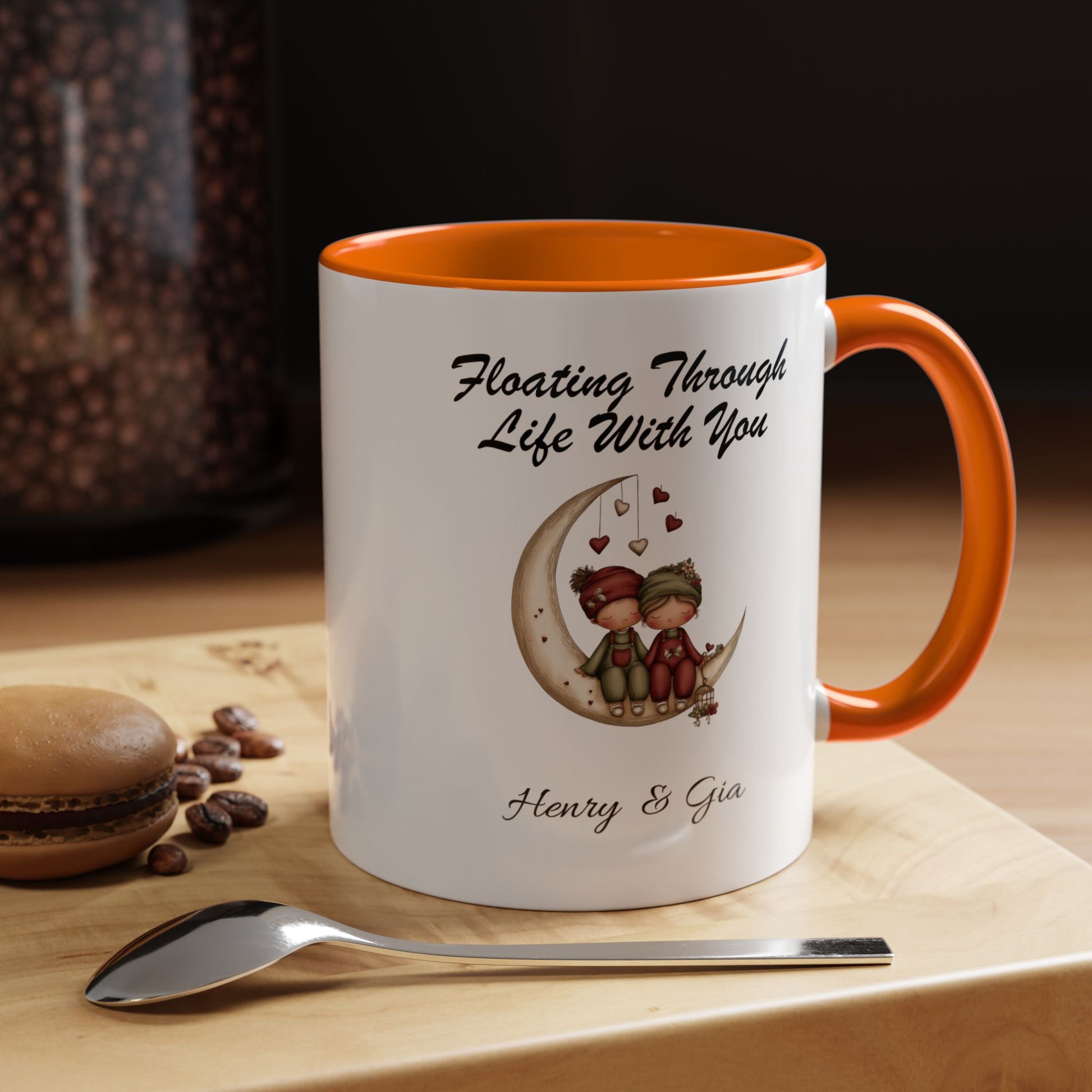 Floating Through Life With You Mug Lifestyle Mockup | Nutty Designs