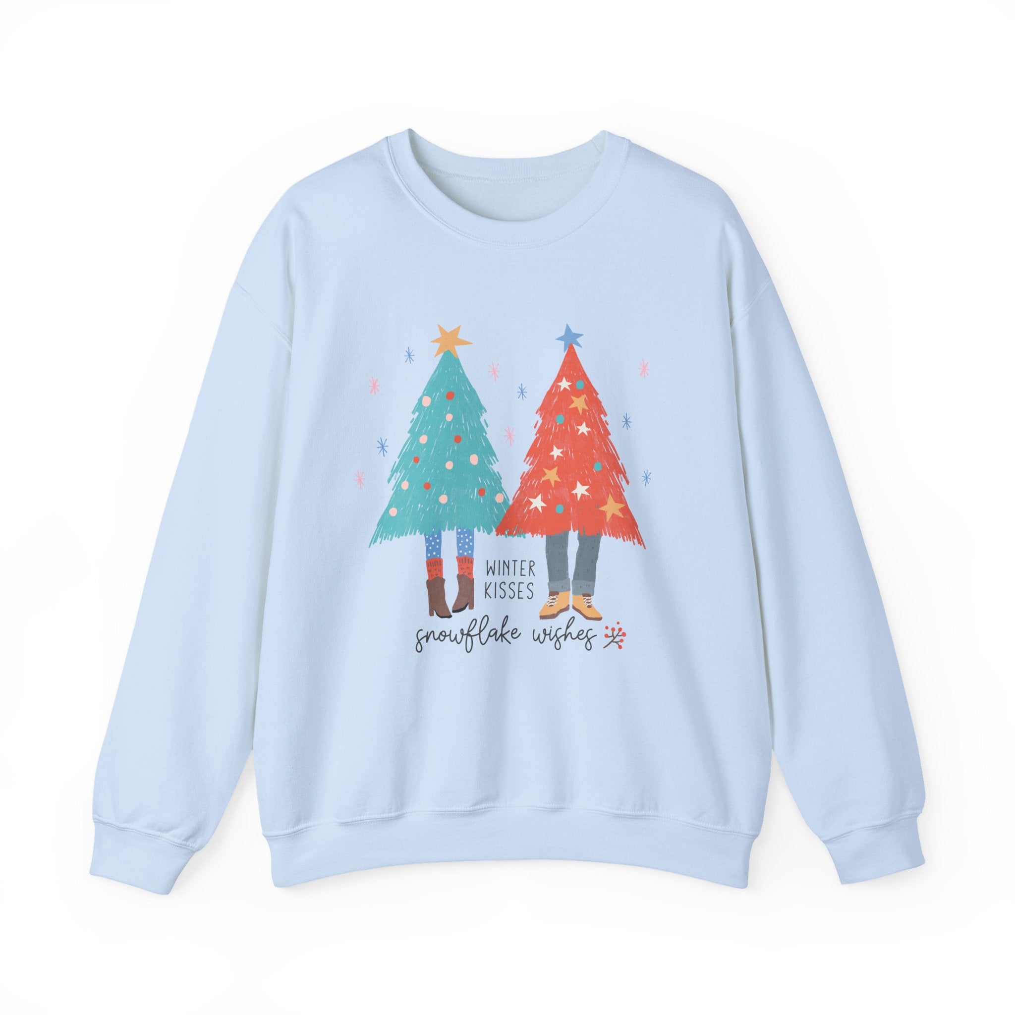 Winter Kisses Snowflake Wishes sweatshirt