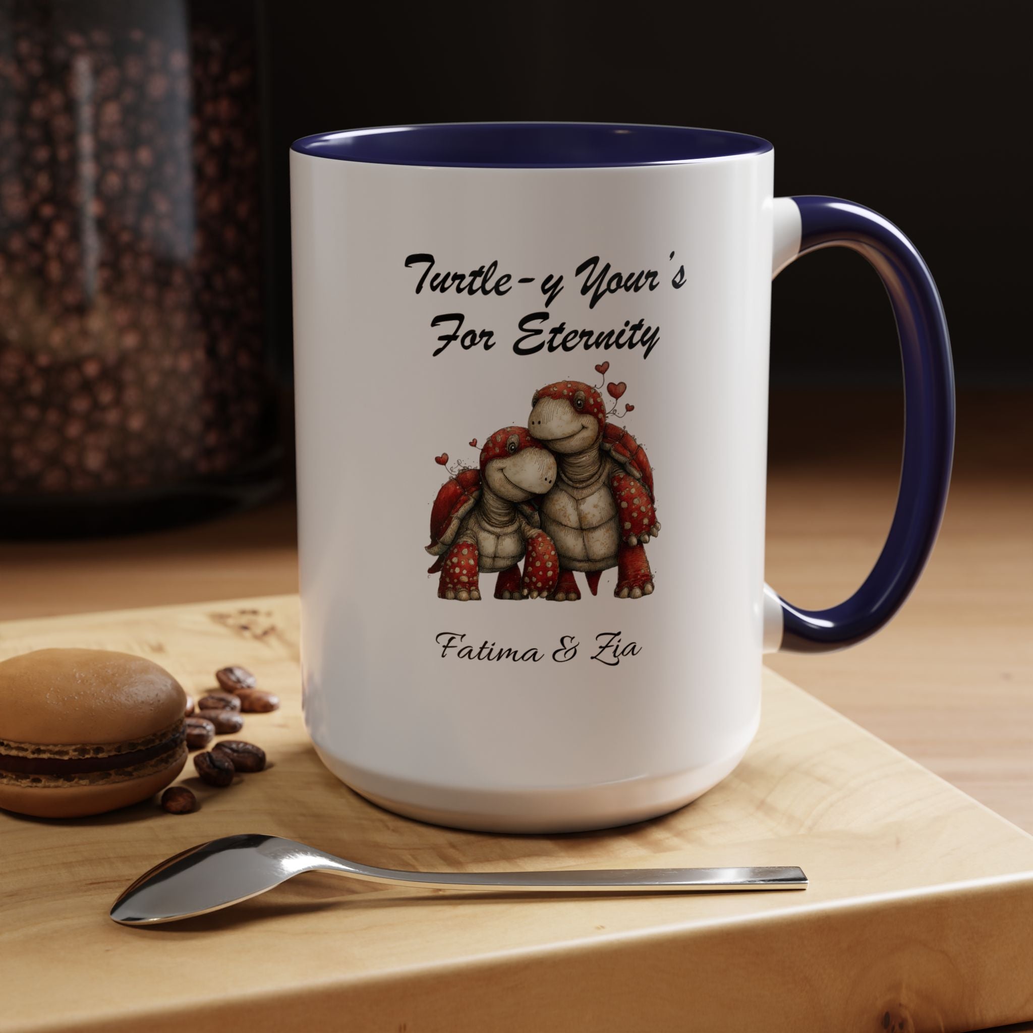 Turtle-y Yours Illustration Mug Lifestyle Mockup | Nutty Designs