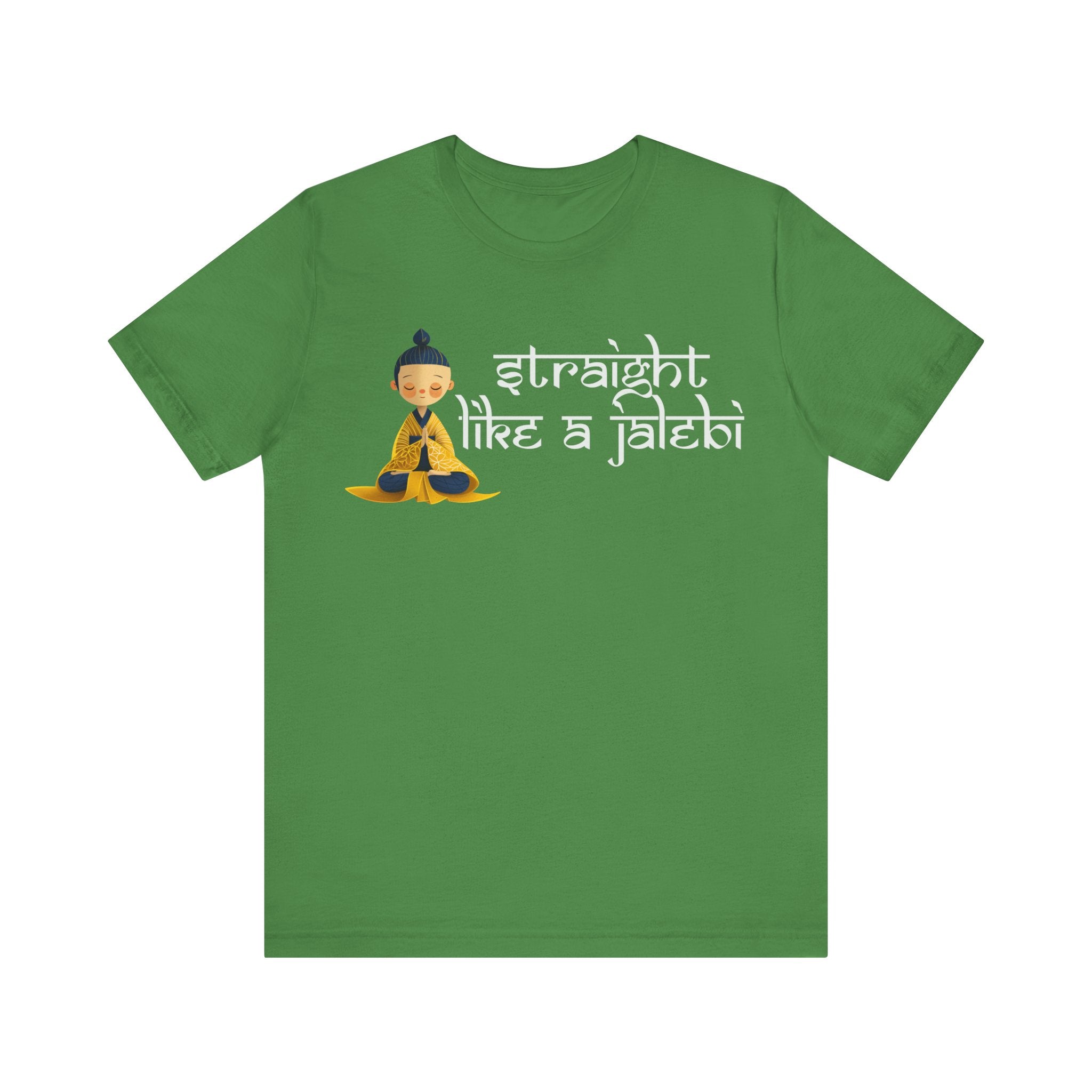 Straight Like A Jalebi Desi Funny Tshirt/T-shirt Unisex Jersey  Tee