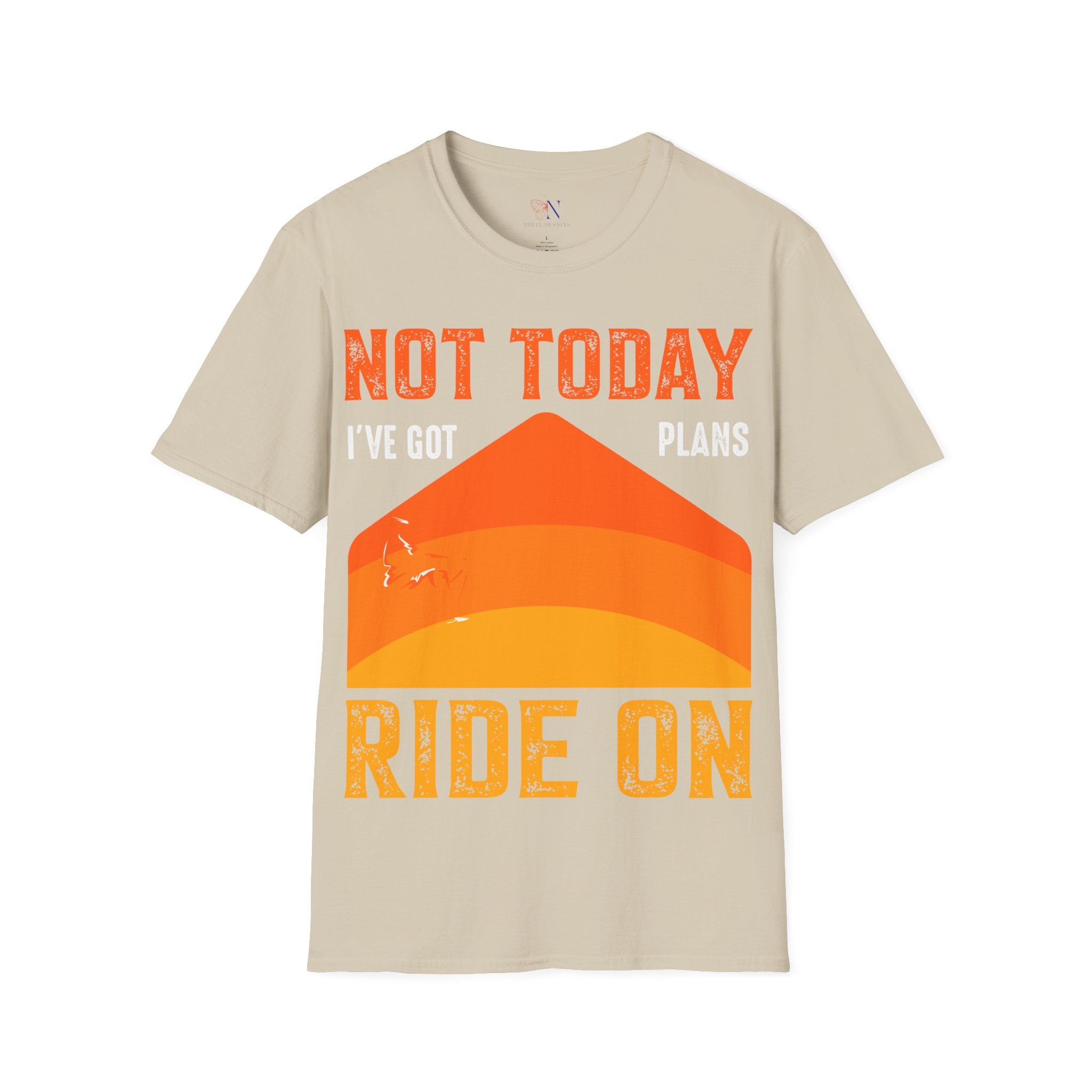 Not Today, I've Got Plans, Ride On, Biking Retro style gift Tshirt, Bikers Tee, Bike Lover Gift, Bicycle Sport, Gift for him Unisex T-shirt
