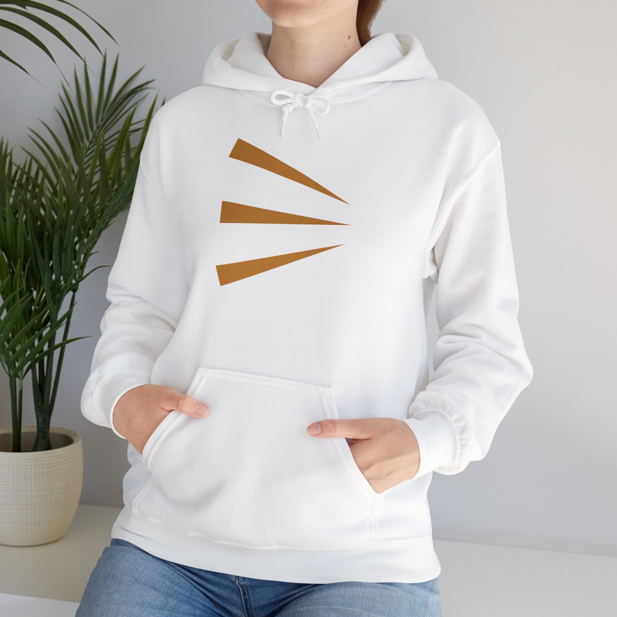 Minimal Gold Accent Hoodie