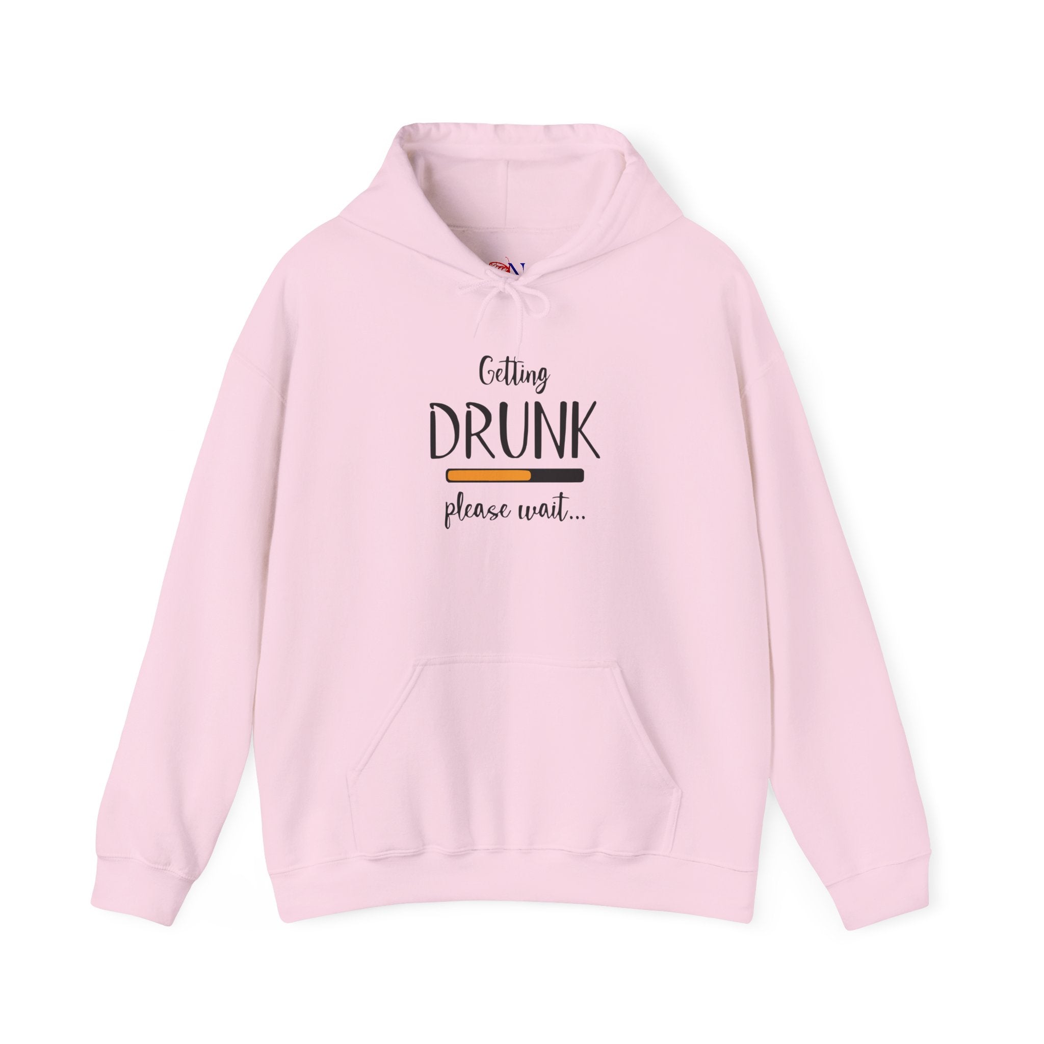 Getting Drunk Please Wait Hoodie — Funny Party Drinking Sweatshirt