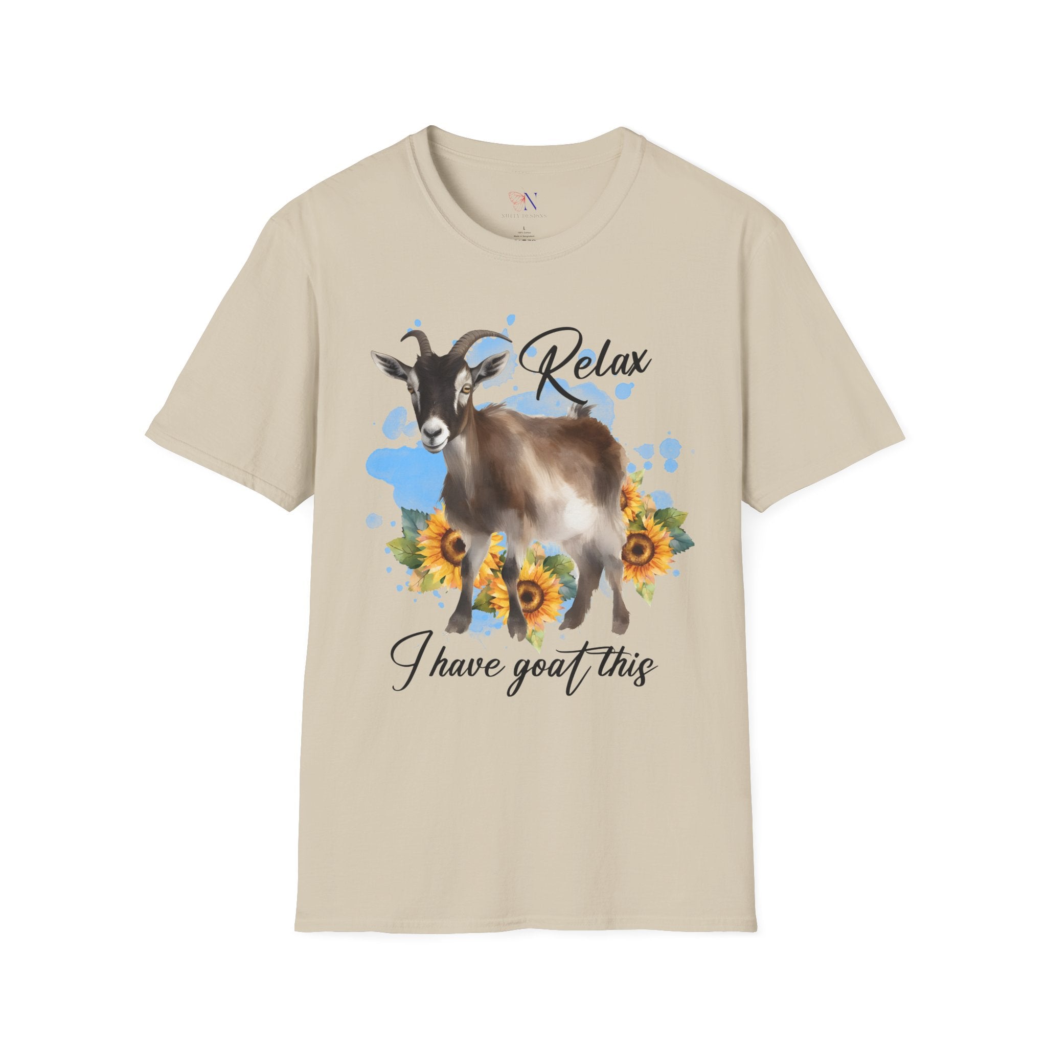Funny Goat Lover Unisex Softstyle T-Shirt, Goat This Tee, Relaxing Goat Shirt, Comfortable Animal Lover Tee, Farm Life Gift Shirt