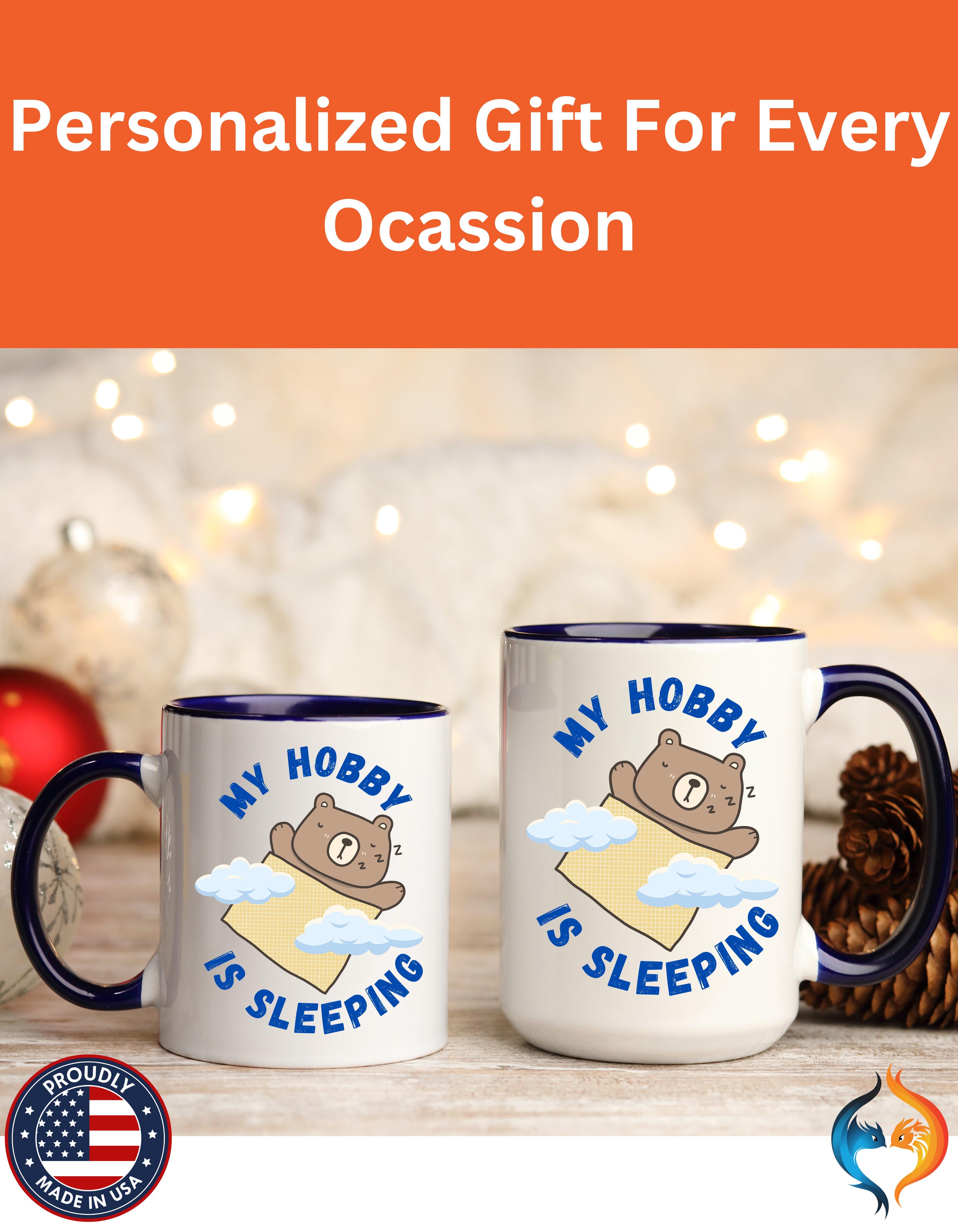 My Hobby Is Sleeping , Tea Mug Product Photo | Nutty Designs
