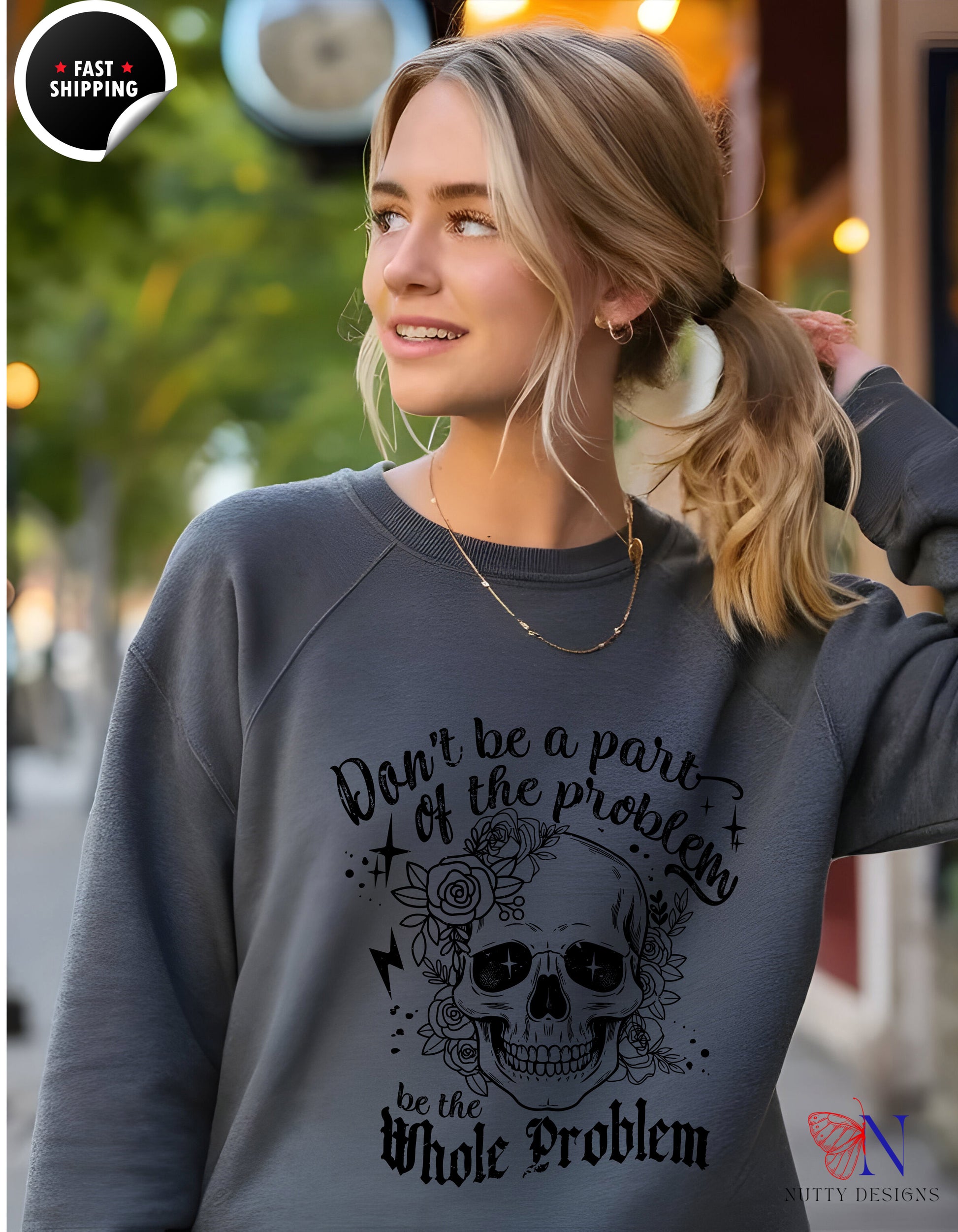 Don't Be A Part Of The Problem Be The Whole Problem Mug Product Photo | Nutty Designs