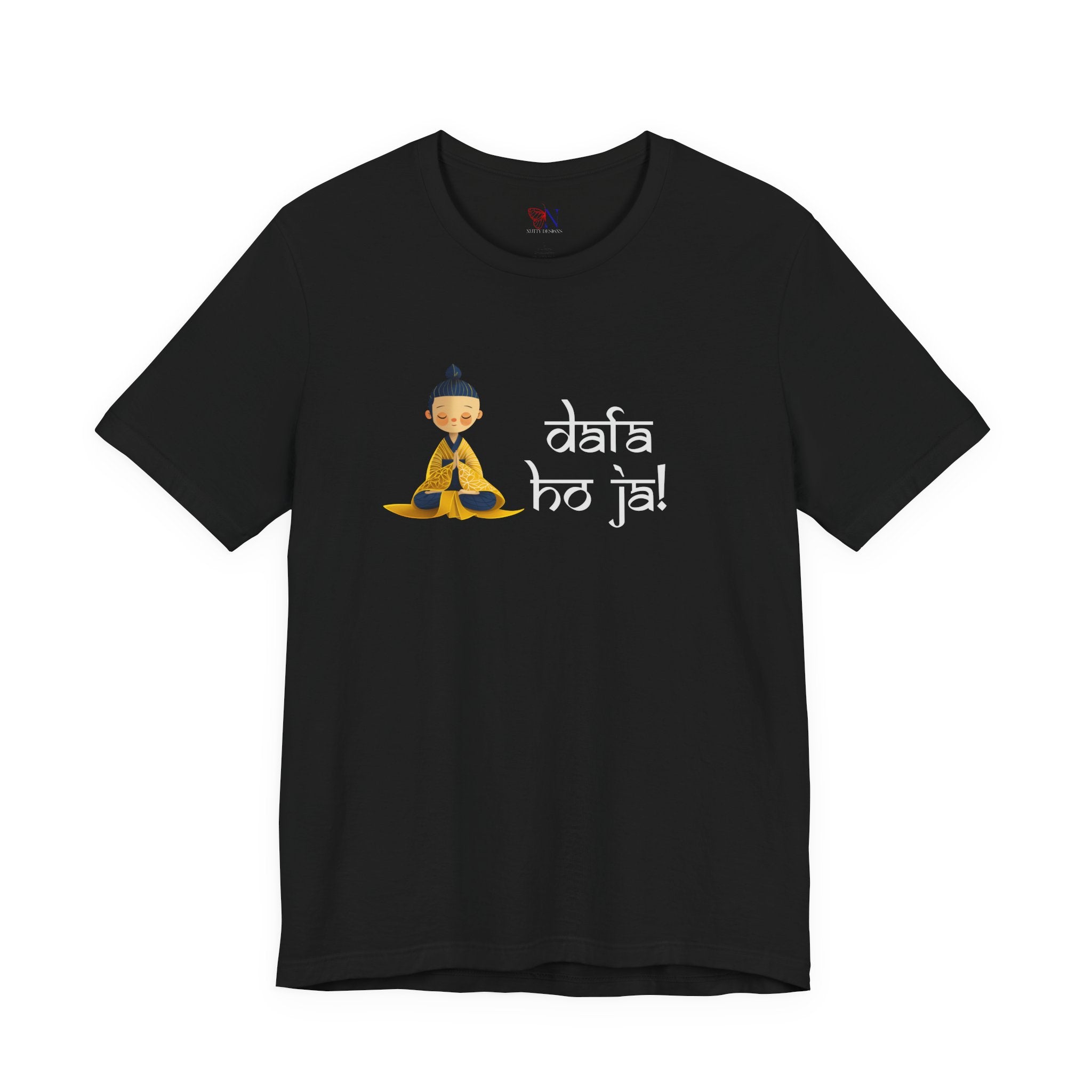 Dafa Ho Ja  Funny Indian pride slogan gift Desi Swag Pakistani tshirt Brown humor T-shirt Punny tee shirt Unisex Short Sleeve Tee