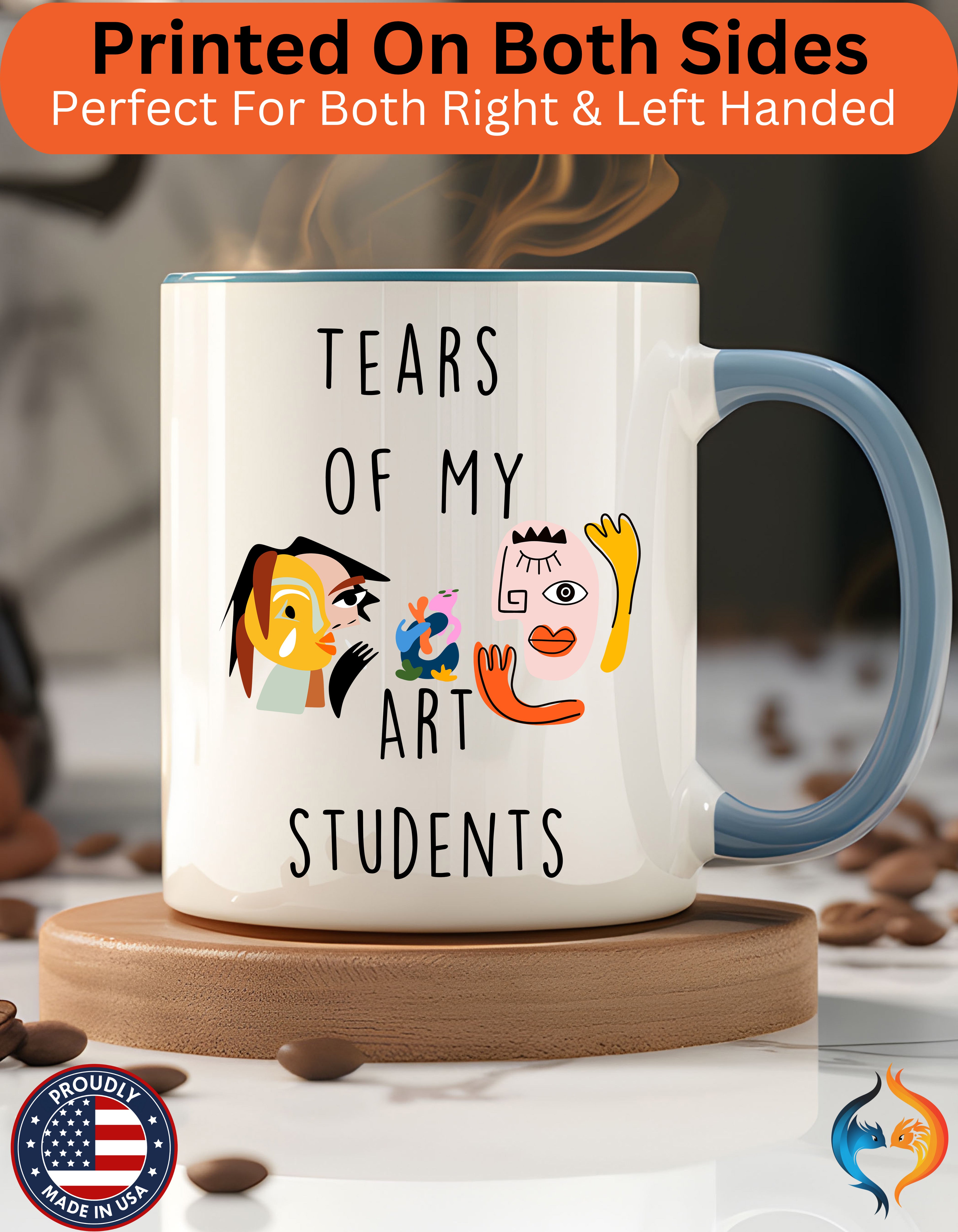 Tears Of My Arts Students, Sarcastic , Tea Coffee Cup Mug Lifestyle Mockup | Nutty Designs