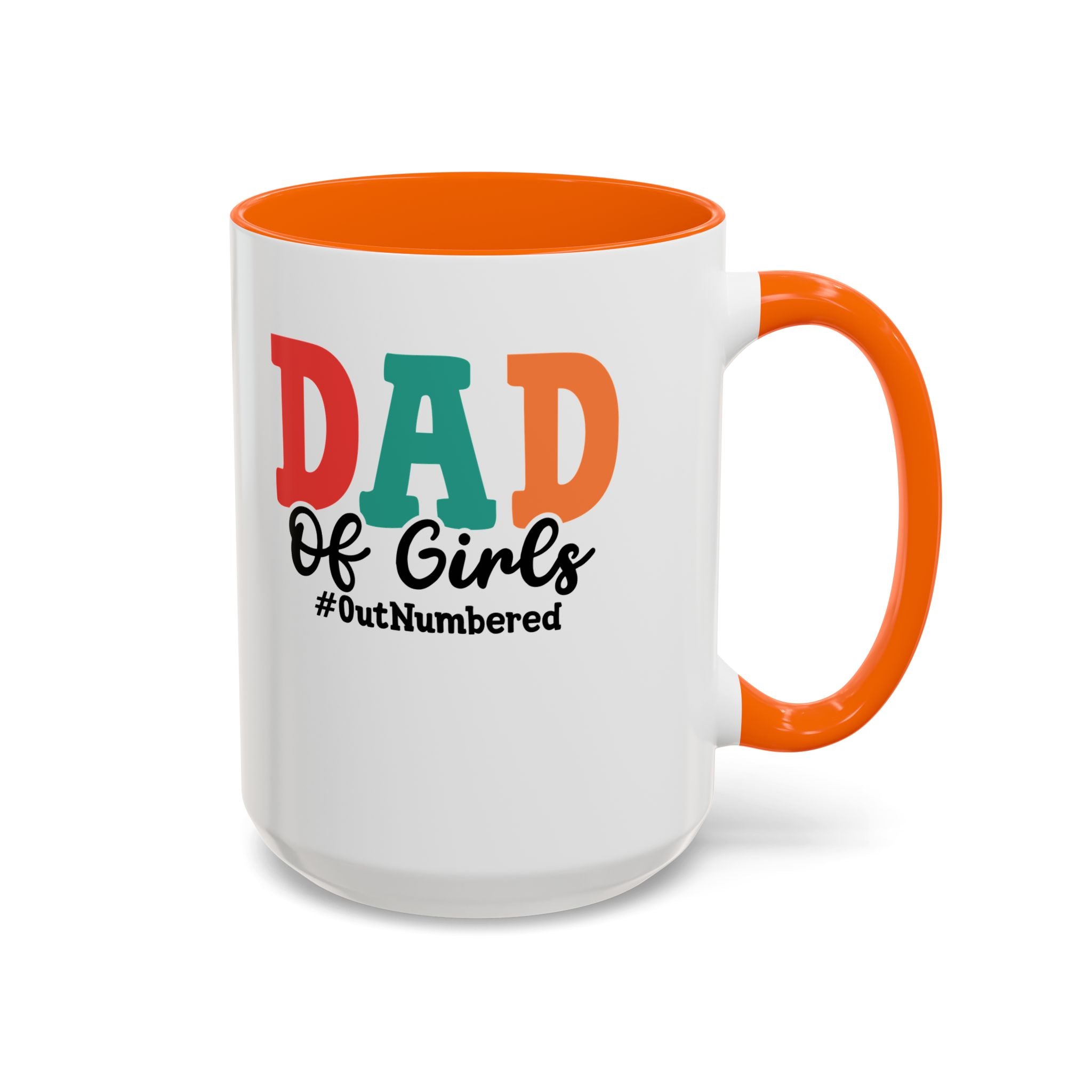 Dad of girls #outnumbered Mug - Funny Dad Gift