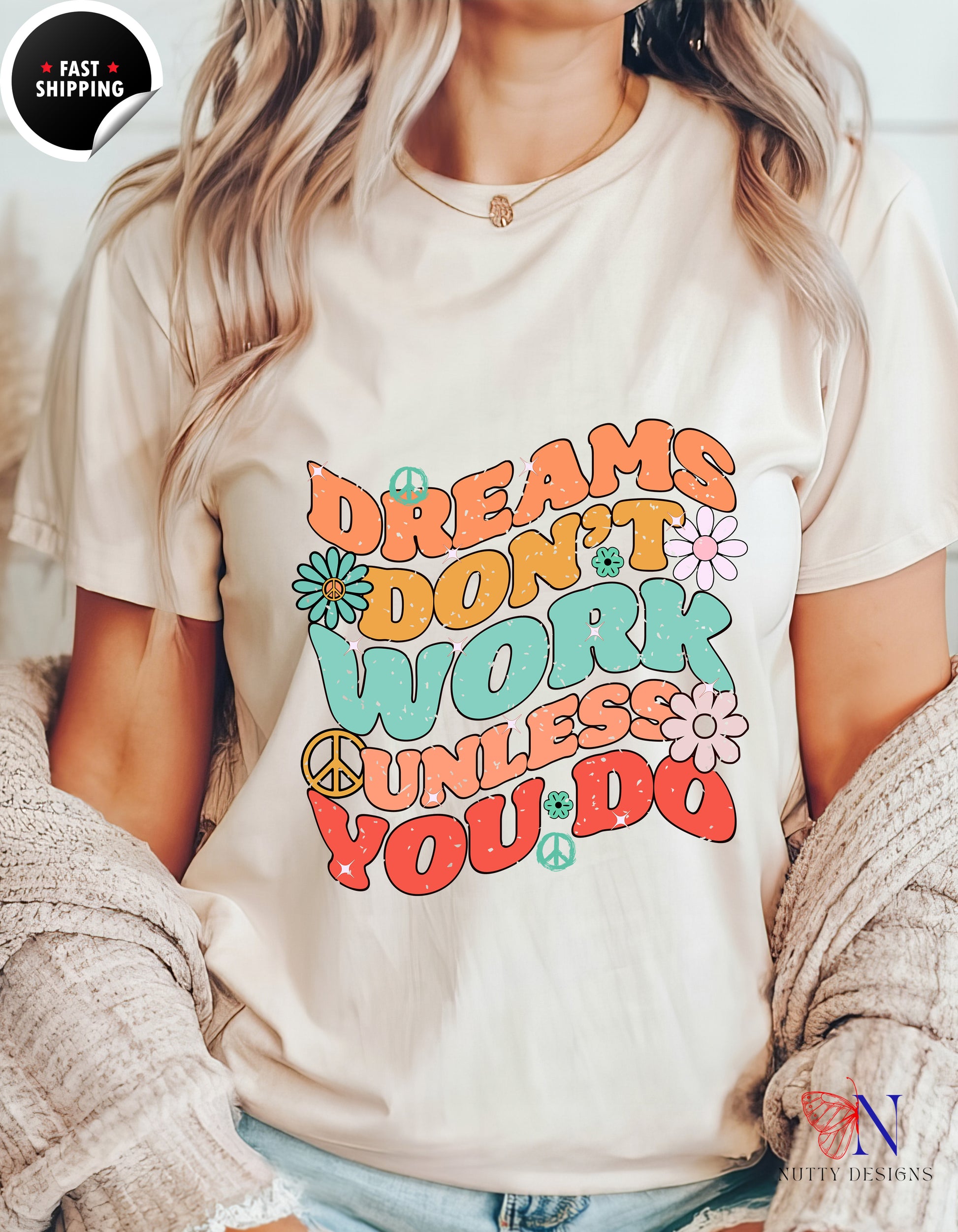 Motivational Graphic , Inspirational Quote Shirt, Positive T-Shirt Lifestyle Mockup | Nutty Designs