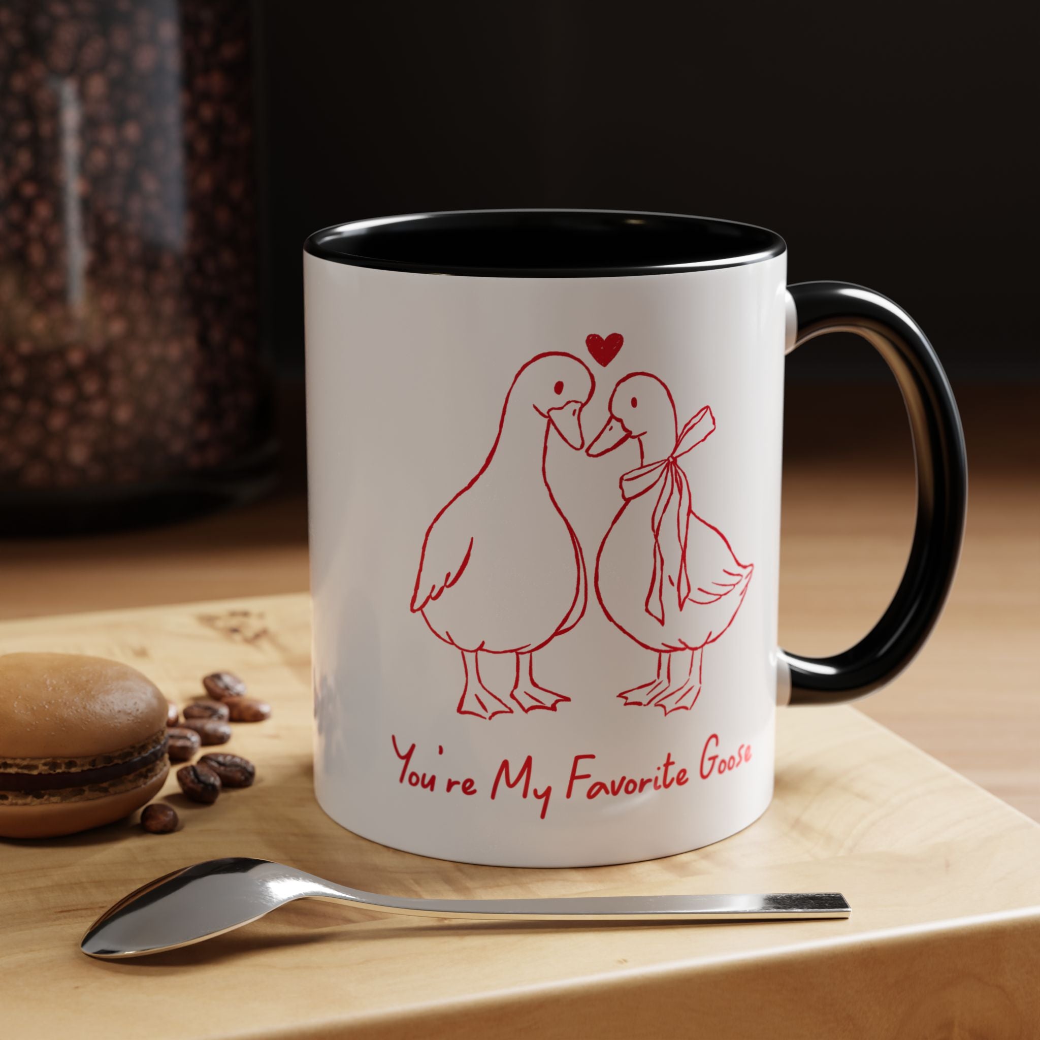 You re My Favorite Goose Mug Lifestyle Mockup | Nutty Designs