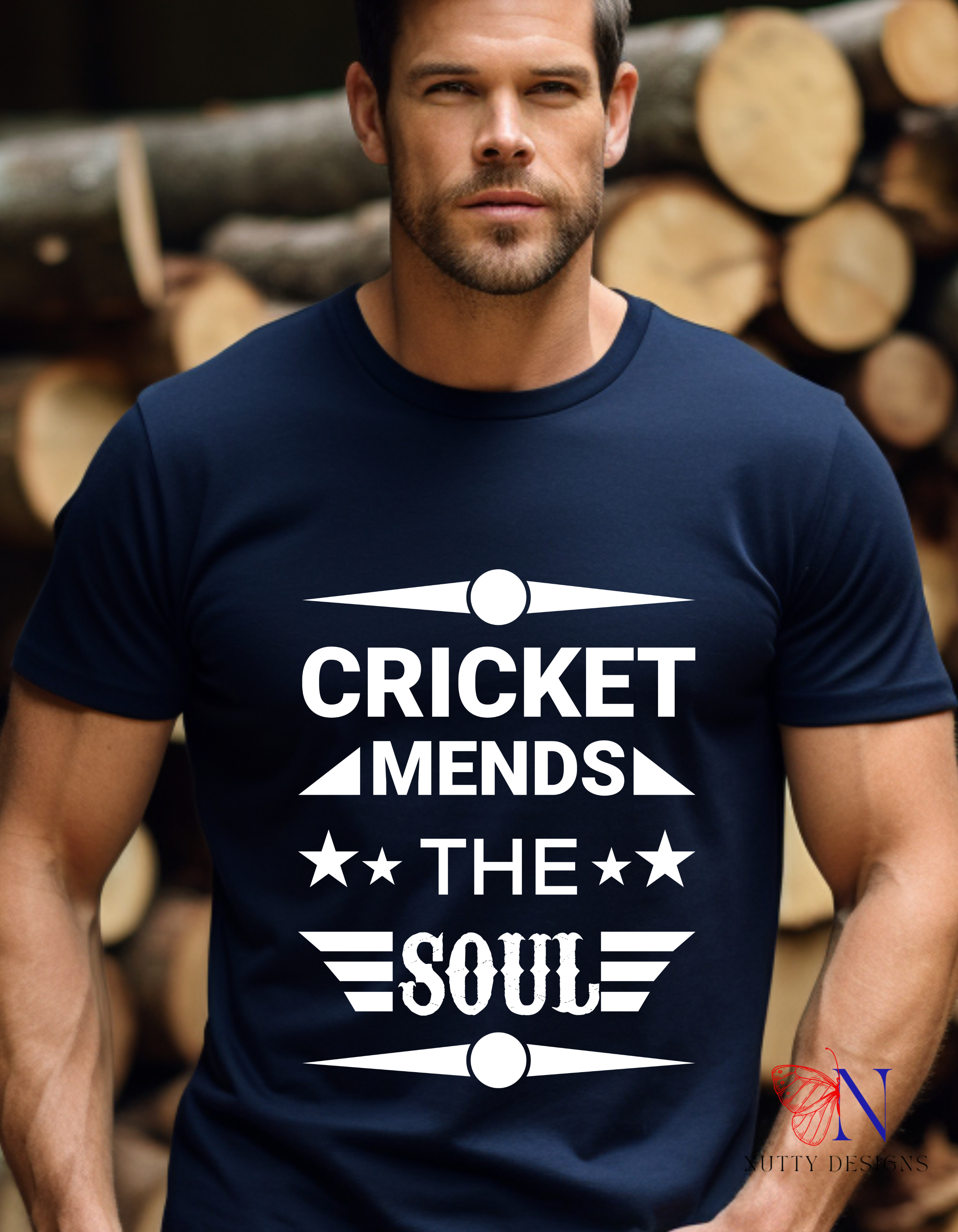 Cricket Mends The Soul Unique Desi fashion cricket lover gift tshirt ideas, IPL/T20 world cup tees Unisex Jersey Short Sleeve Tee