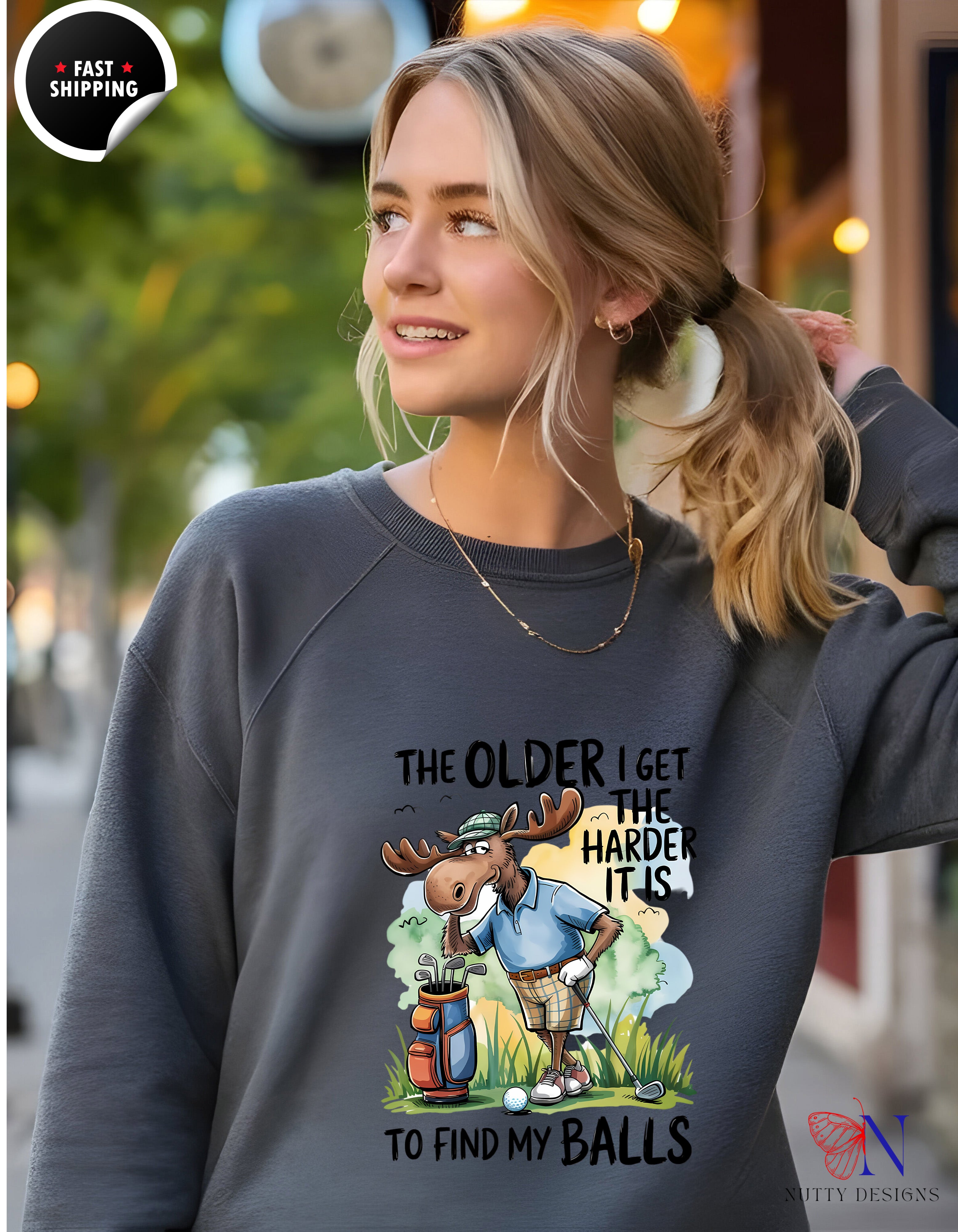 Golf Hoodie - The Older I Get Funny Golfer Sweatshirt