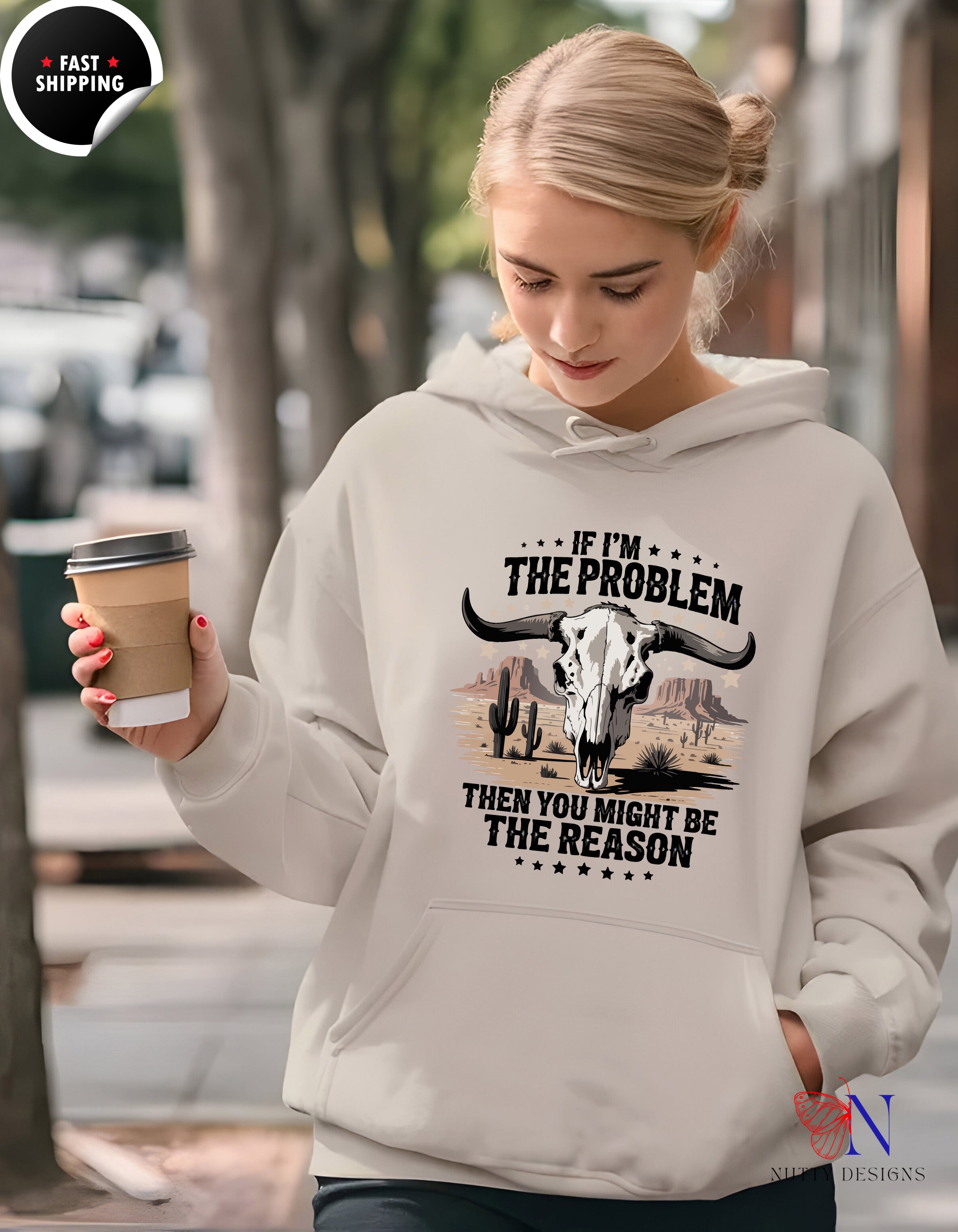 Goat Farmer Hoodie - If I'm the Problem Funny Pullover