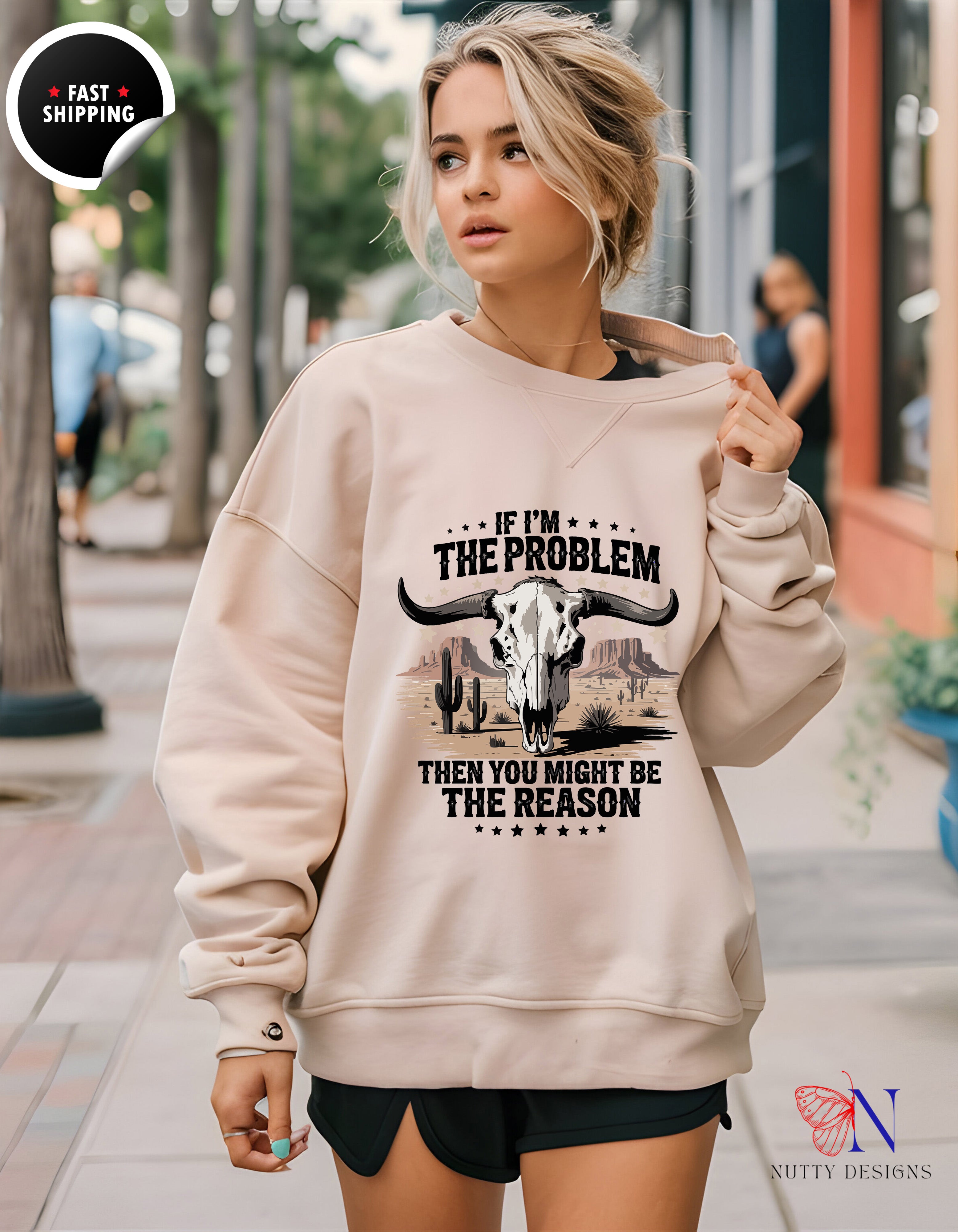 Goat Farmer Hoodie - If I'm the Problem Funny Pullover