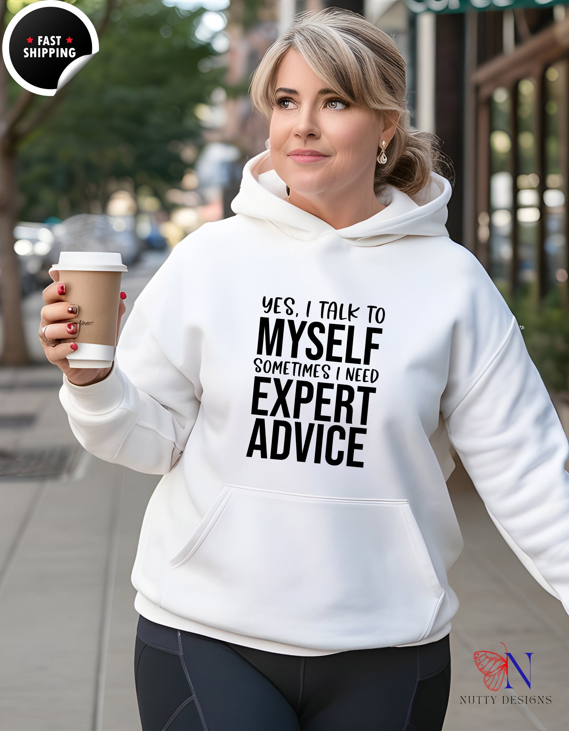Yes, I Talk to Myself Sometimes Hoodie - I Need Expert Advice — view 19