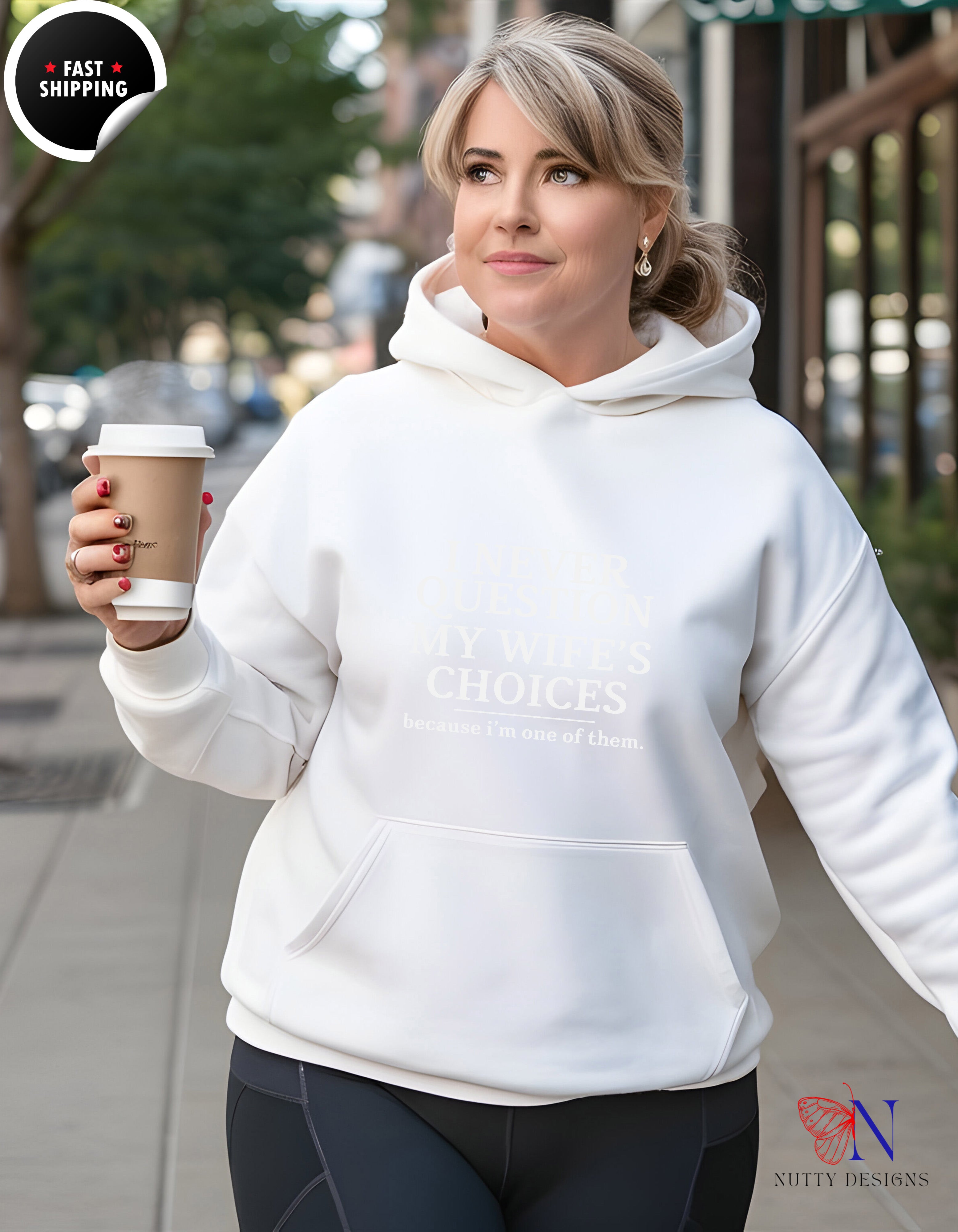 Funny Husband T-Shirt - I Never Question My Wife's Choices