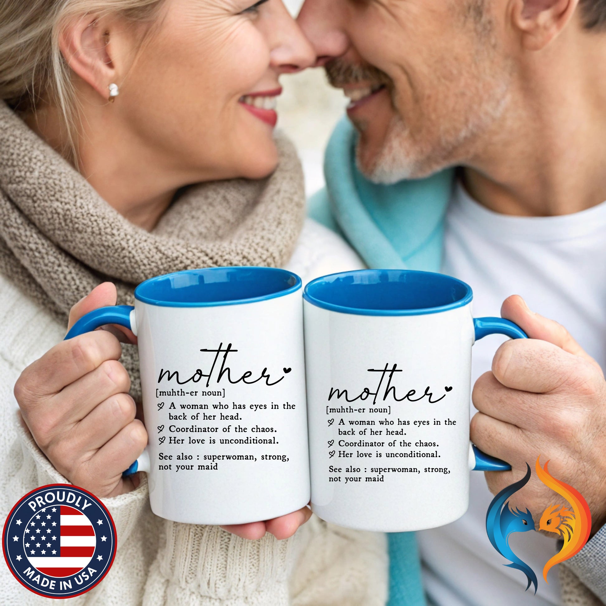 Mother Definition Dictionary coffee mug duo mockup - Mother's Day gift