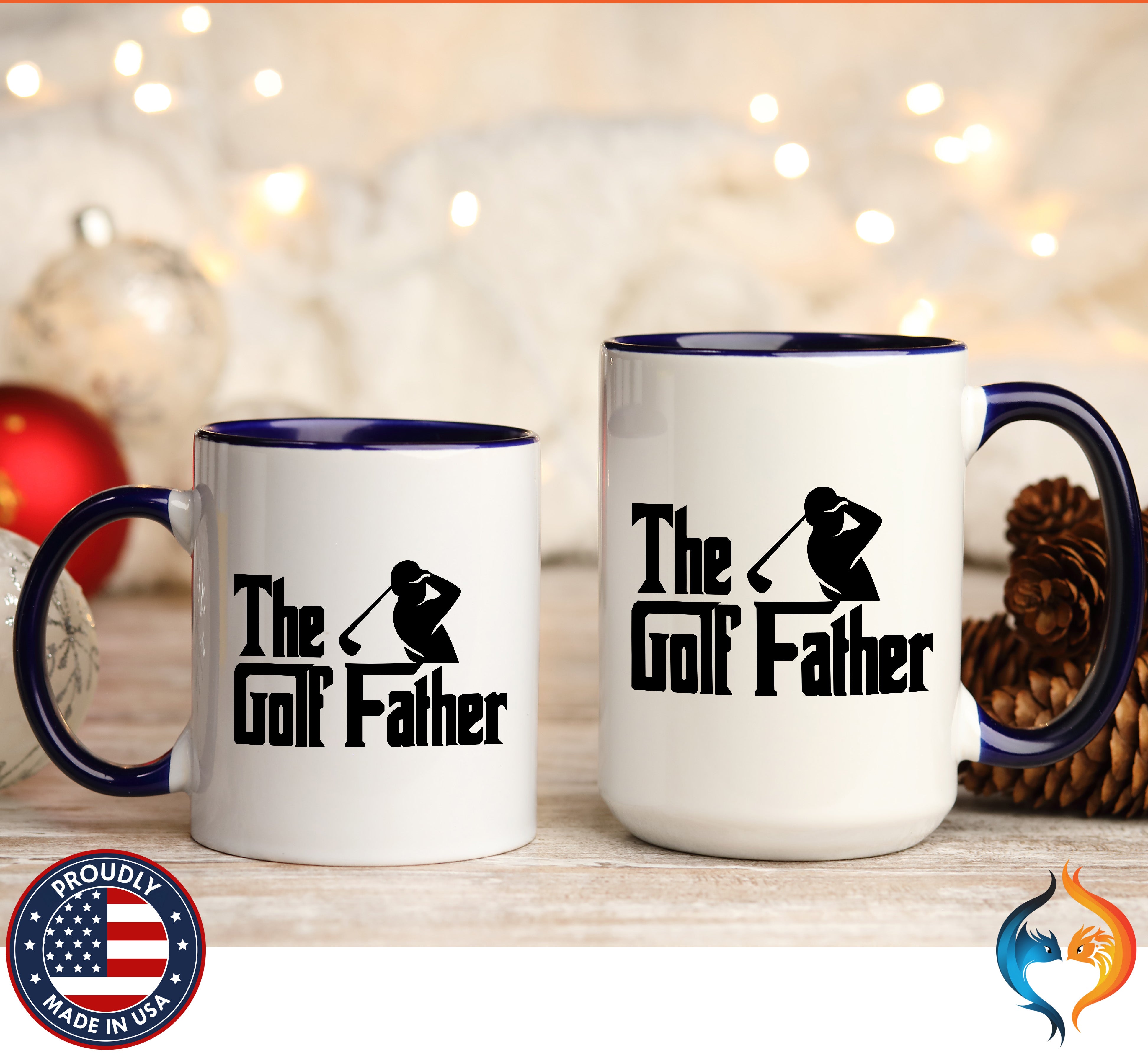 Funny Golf Dad Mug - The Golf Father
