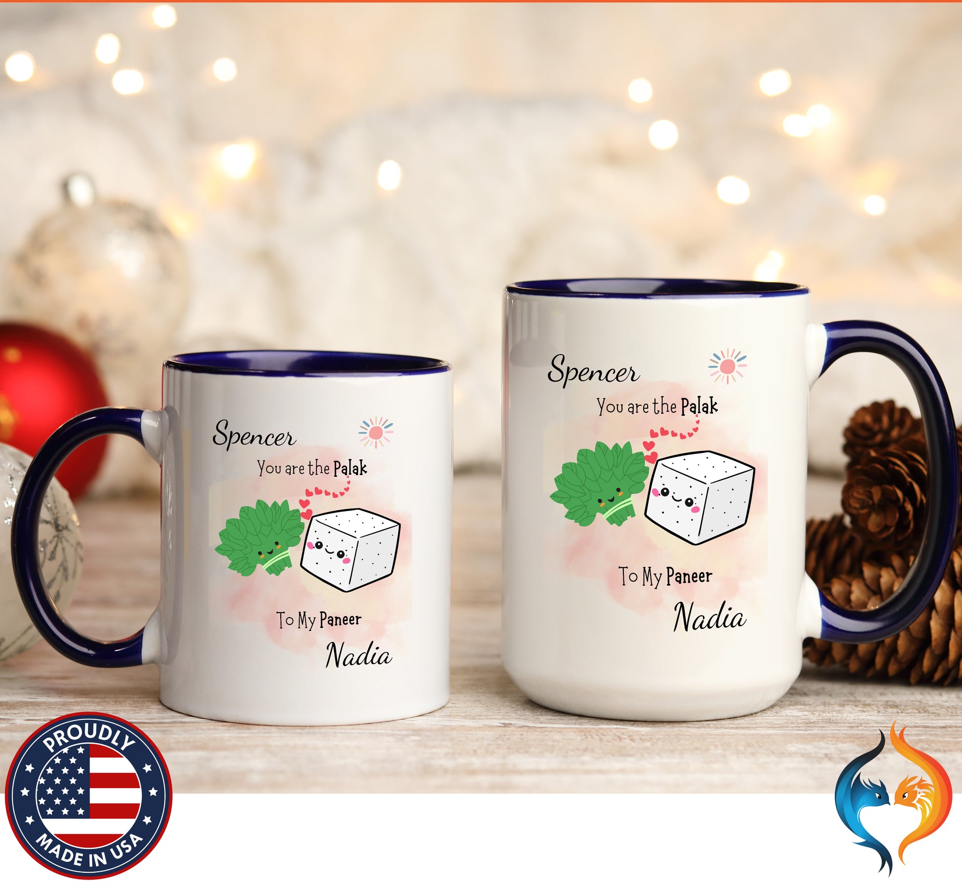 Desi Romantic Mug - You Are the Palak to My Paneer — view 29