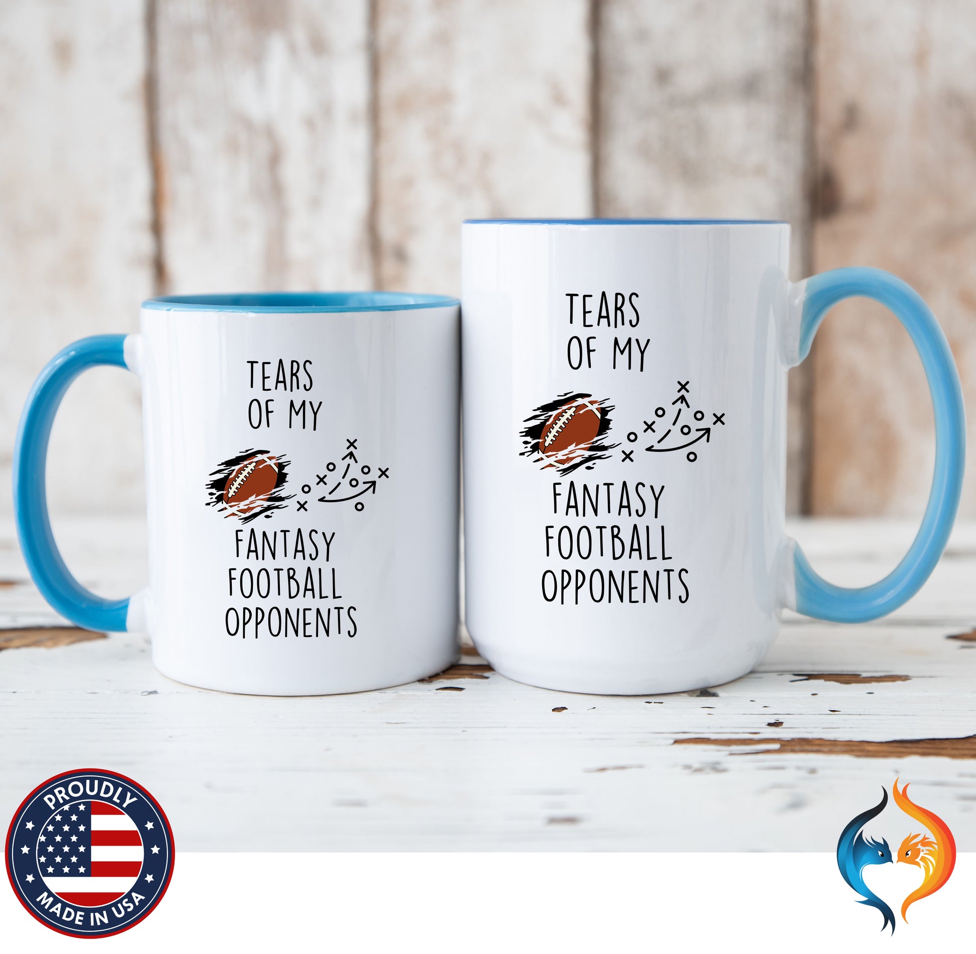 Sarcastic Sports Mug - Tears of My Fantasy Football Opponents — view 30