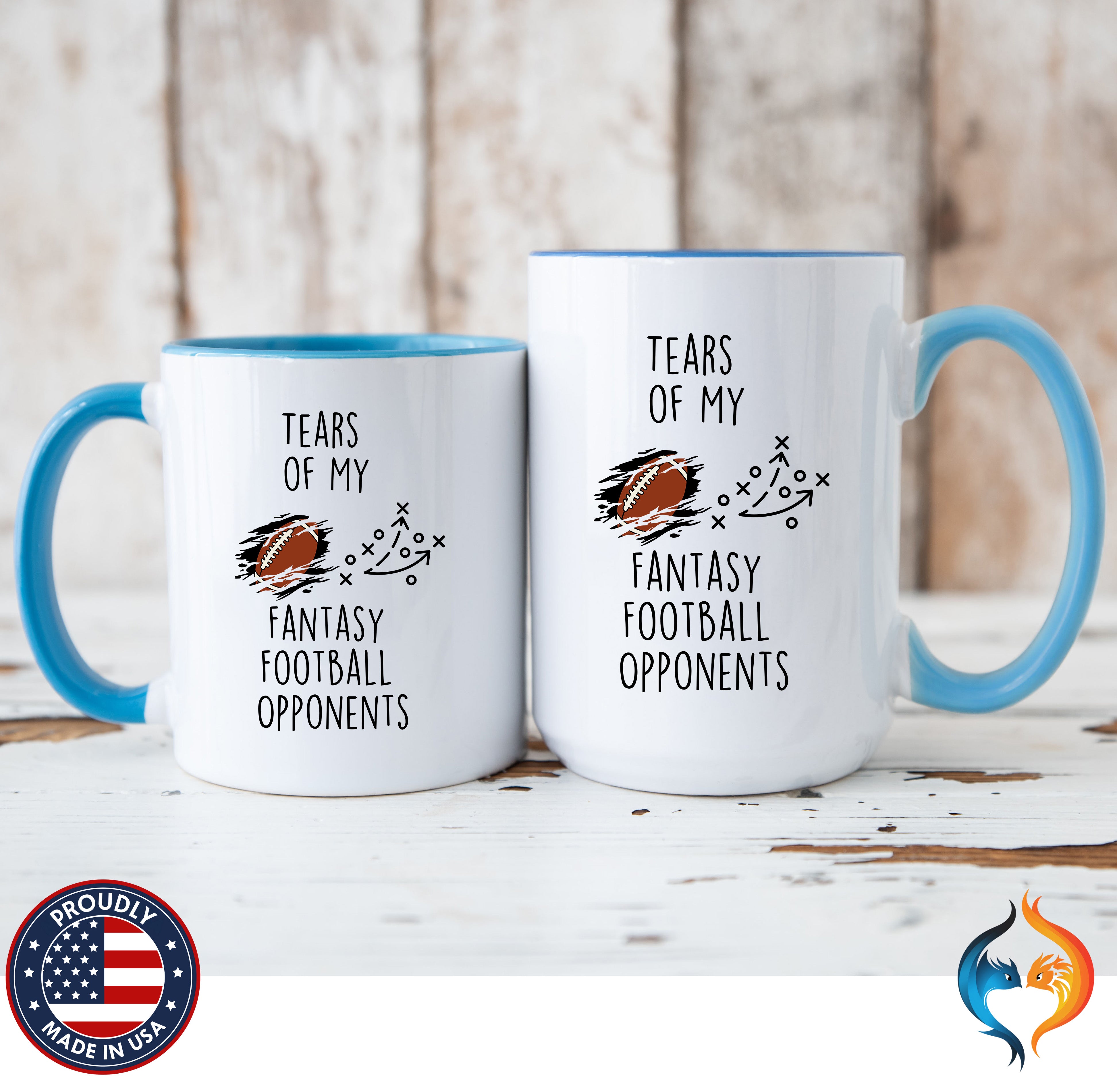 Sarcastic Sports Mug - Tears of My Fantasy Football Opponents — view 30