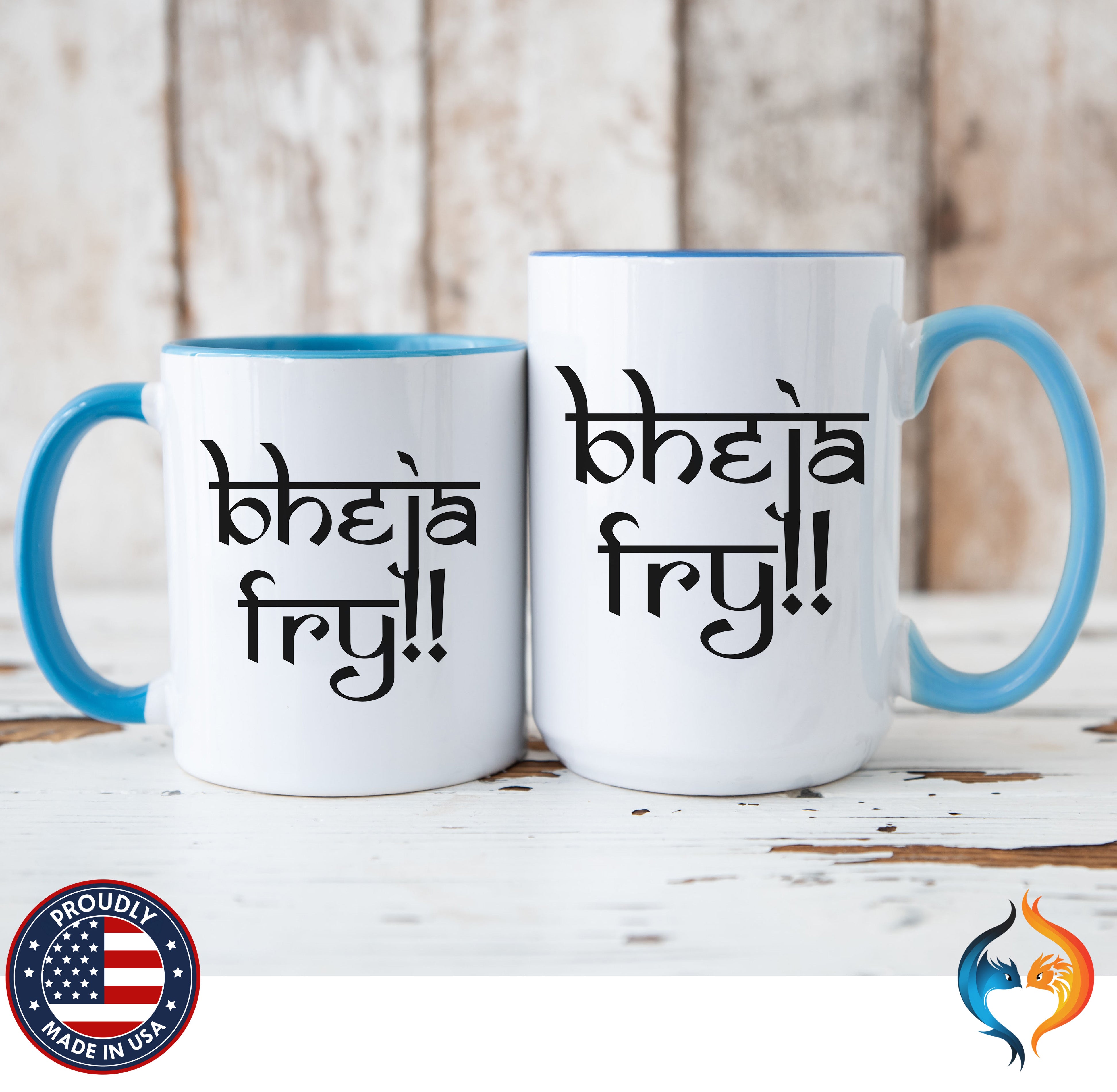 Desi Roots Cup 'Bheja Fry' Indian Paki Accent Chai Cup () |  - Mugs-Double_LBlu Dbl