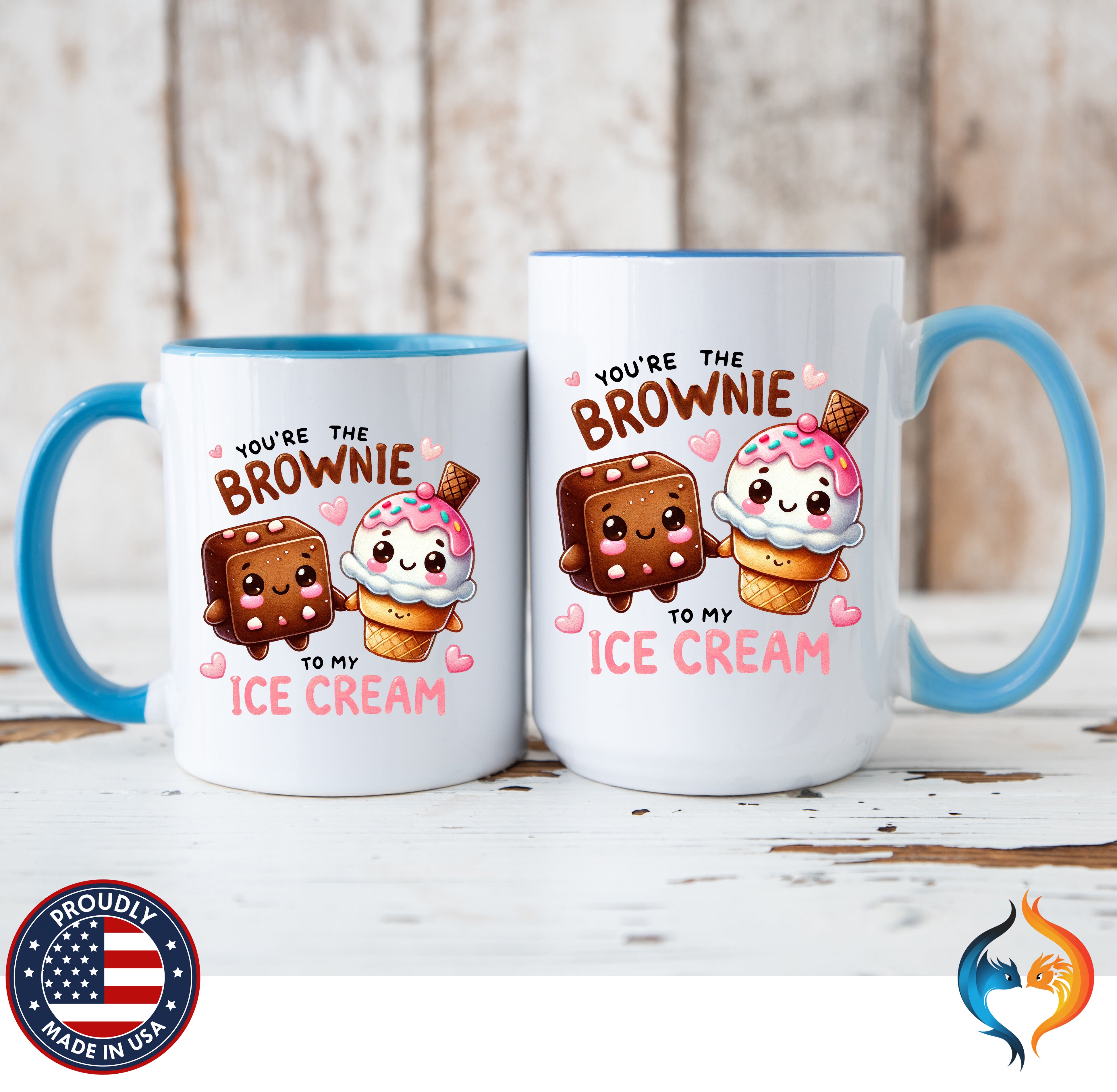 Lick Me Till Ice Cream Mug | , Cute Kawaii Ice Cream Design - Mugs-Double_LBlu Dbl